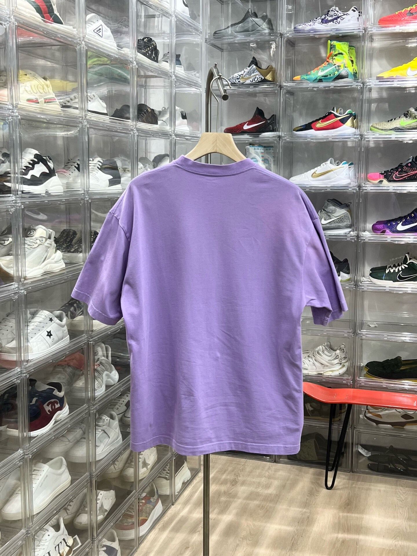 Balenciaga Balenciaga Purple Short Sleeve T-Shirt Size US S / EU 44-46 / 1 - 5 Thumbnail