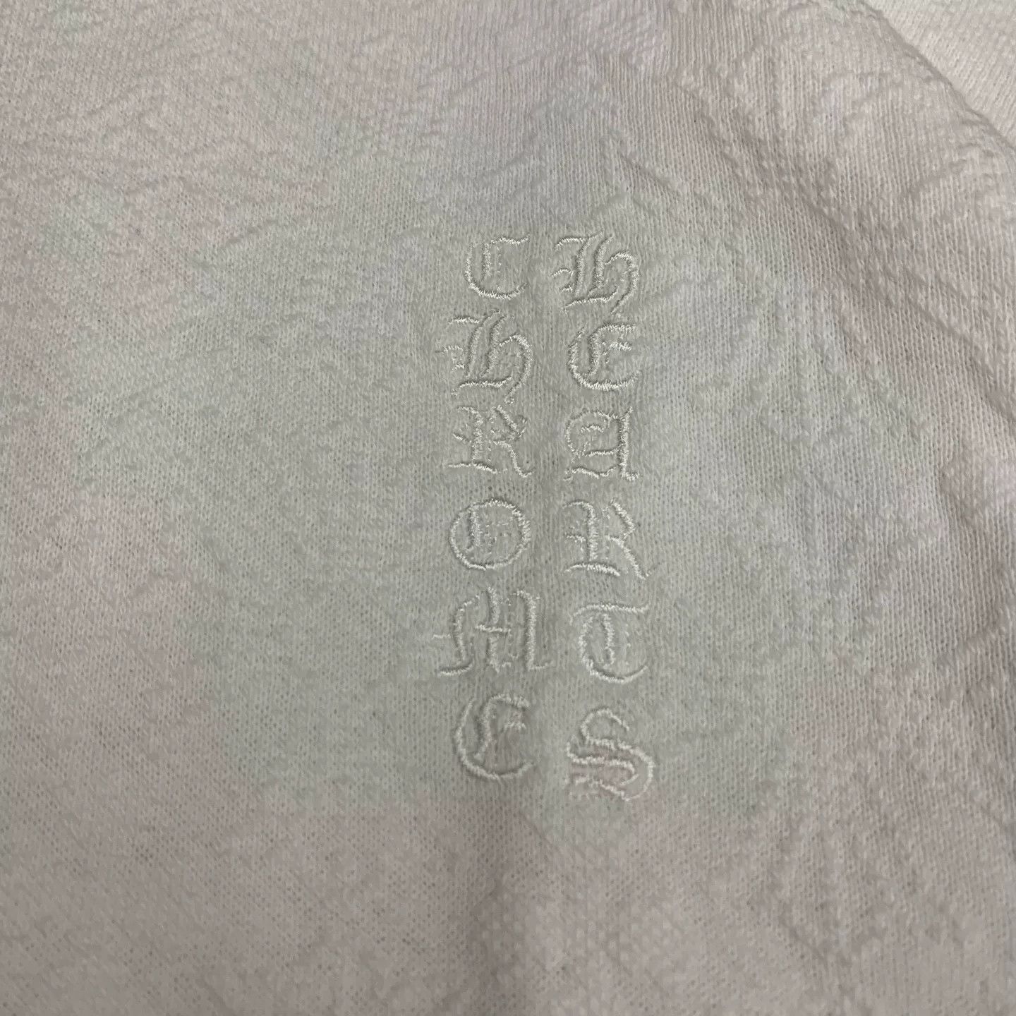 Chrome Hearts Chrome Hearts White Cross Pattern Hoodie Size US L / EU 52-54 / 3 - 6 Thumbnail