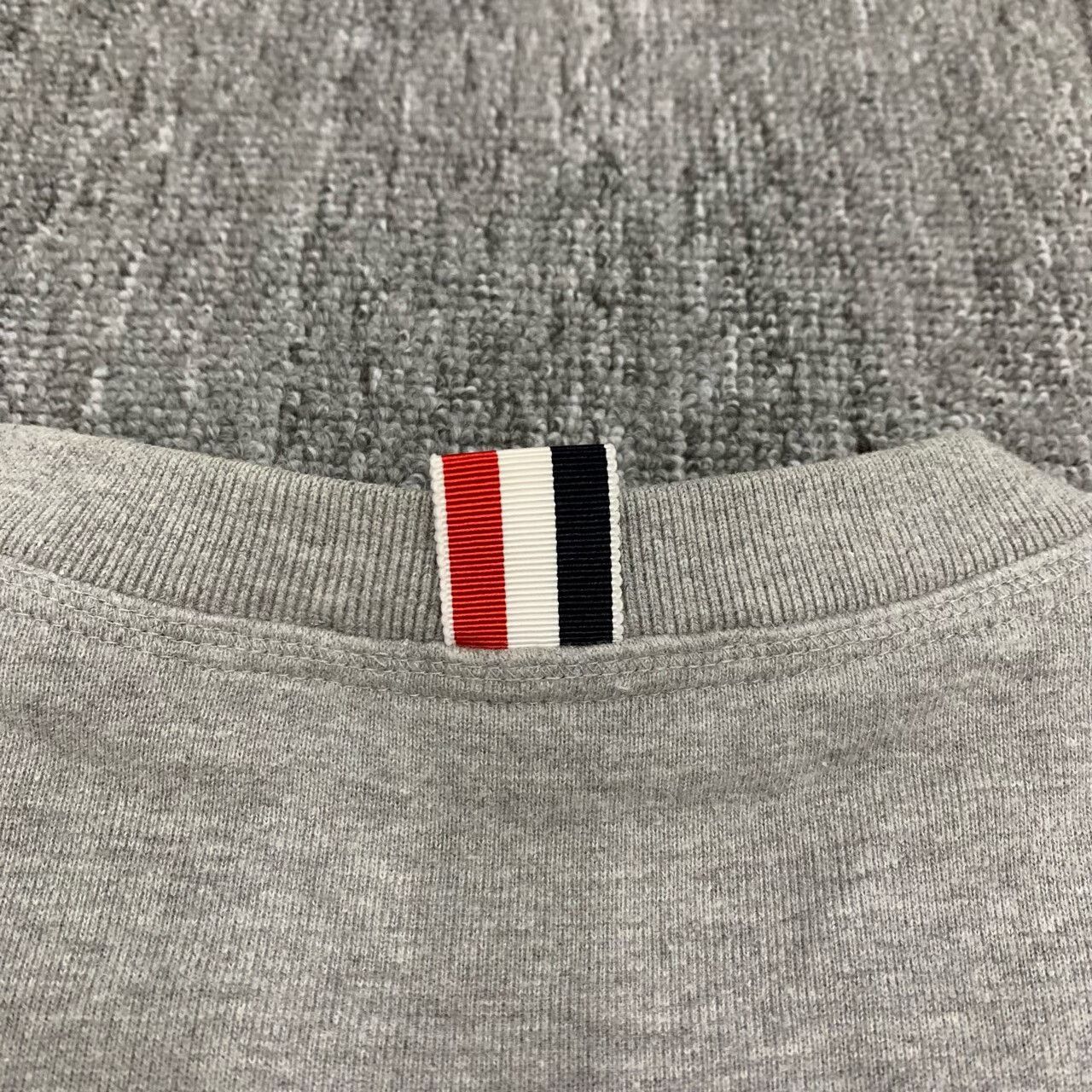 Thom Browne Thom Browne Gray Sweater with Stripes Size US XXL / EU 58 / 5 - 7 Thumbnail
