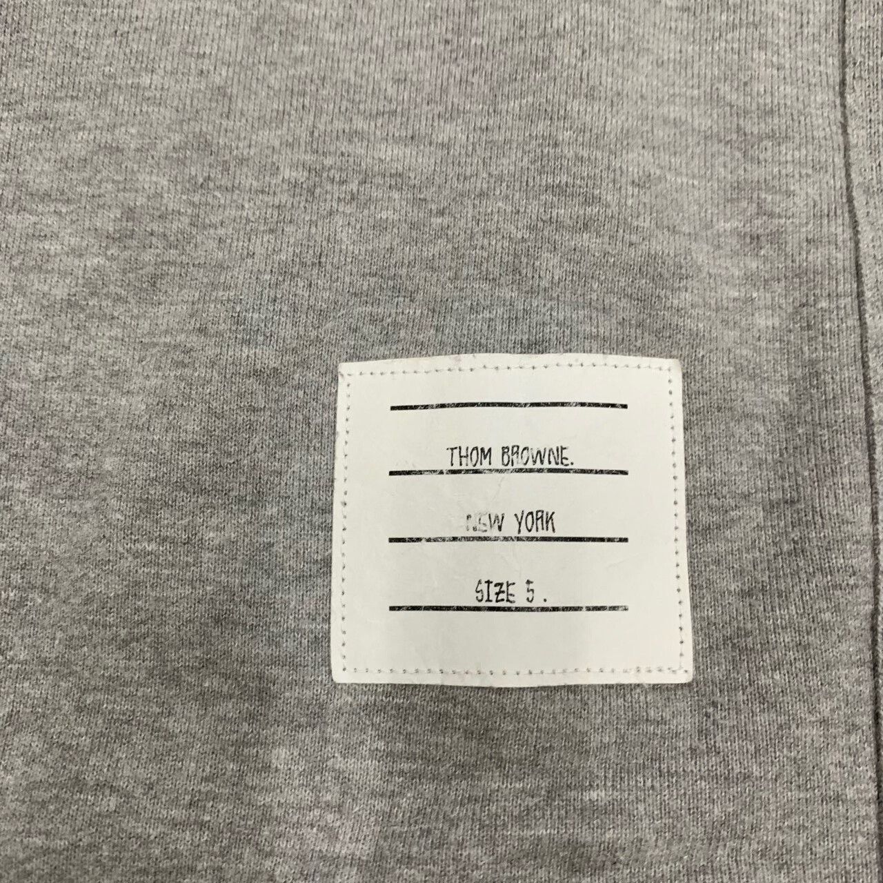 Thom Browne Thom Browne Gray Sweater with Stripes Size US XXL / EU 58 / 5 - 6 Thumbnail