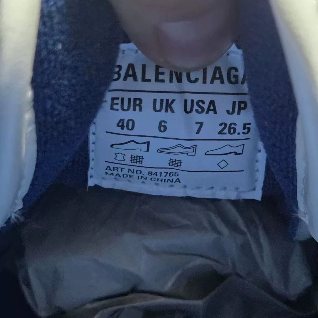 Balenciaga Balenciaga Hamptons Sneakers White Blue Size 40 Size US 7 / EU 40 - 5 Thumbnail
