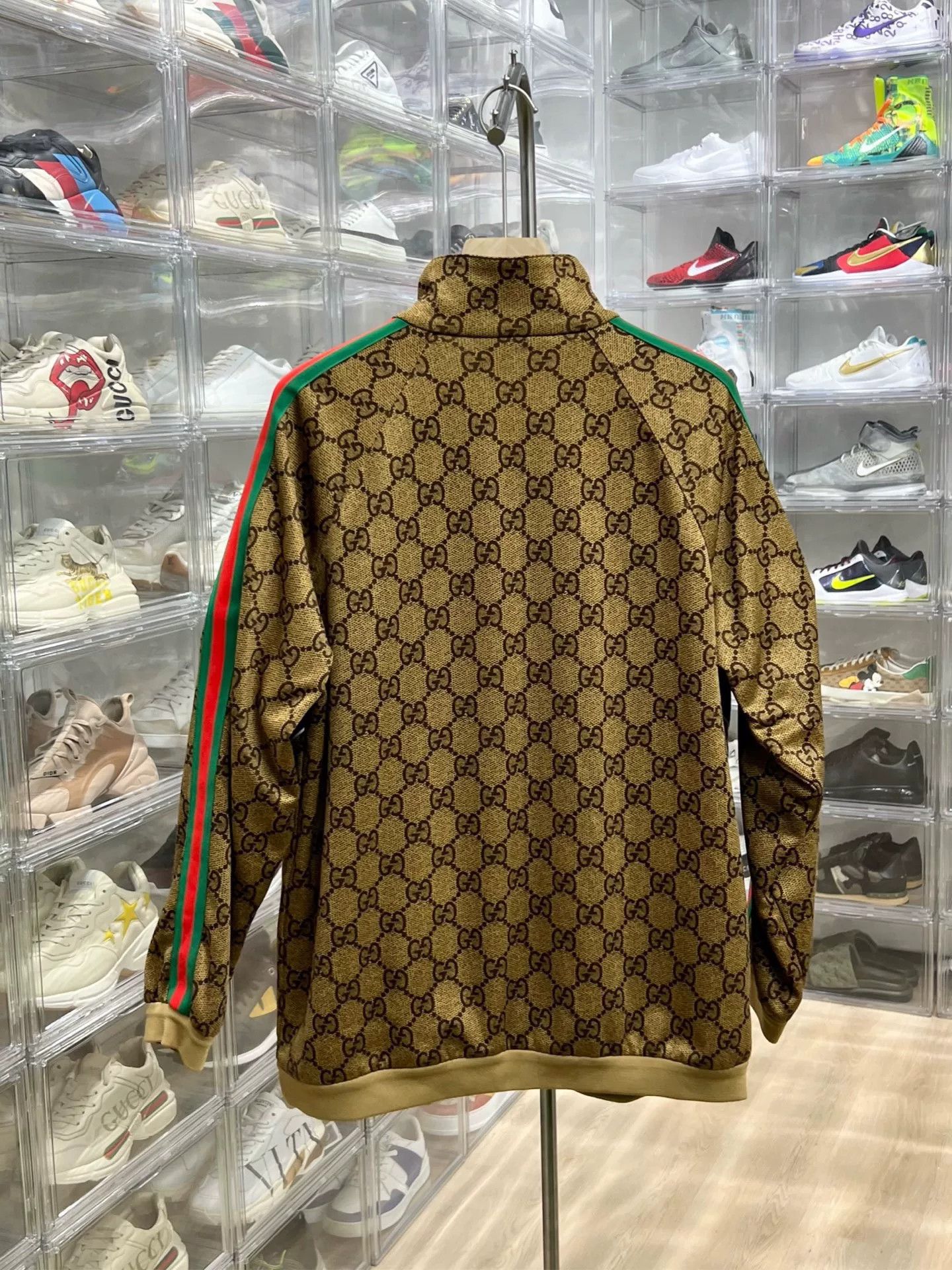 Gucci GUCCI Red Blue Striped Zip Jacket Size US M / EU 48-50 / 2 - 5 Thumbnail