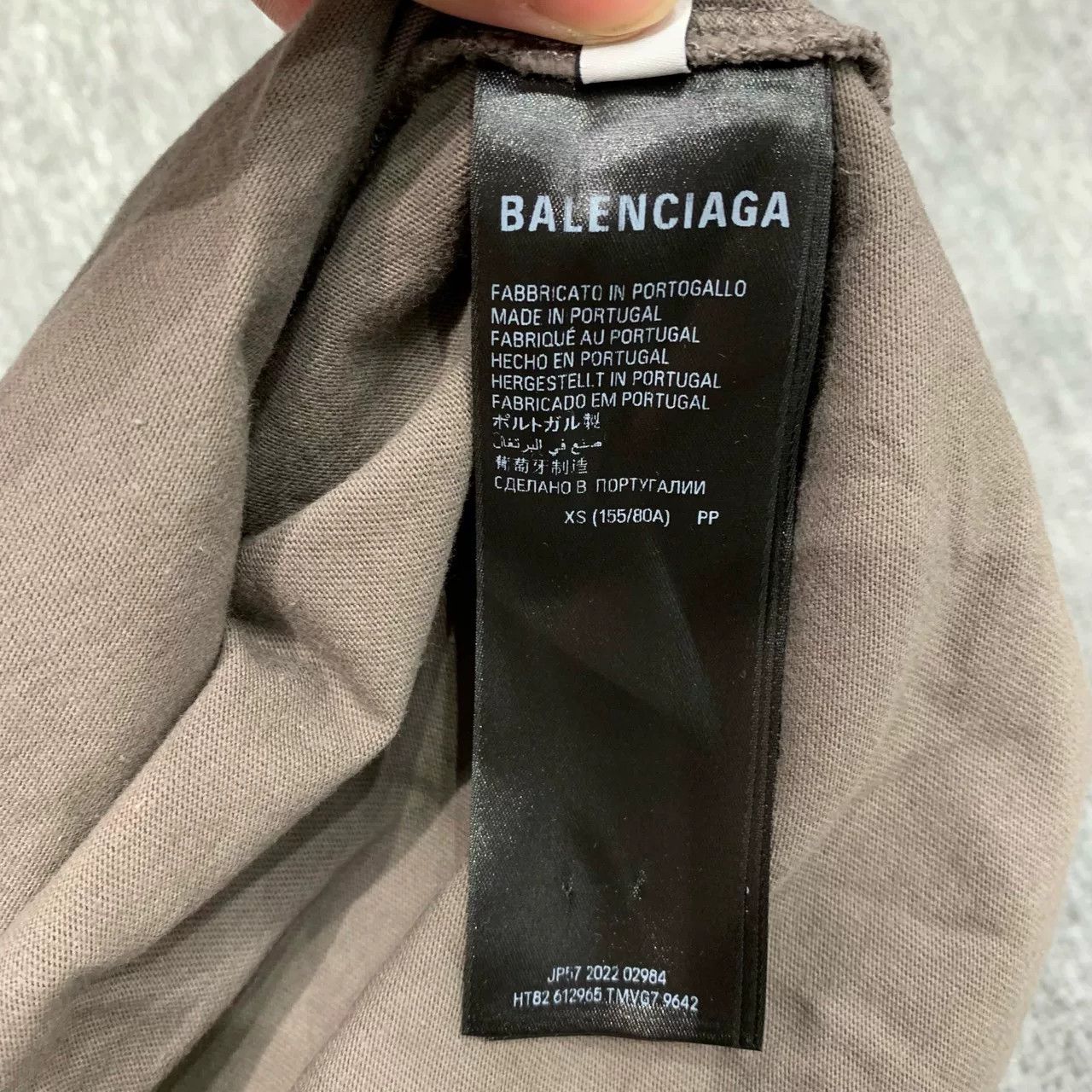 Balenciaga Balenciaga Brown Logo Short Sleeve XS Size US XS / EU 42 / 0 - 5 Thumbnail