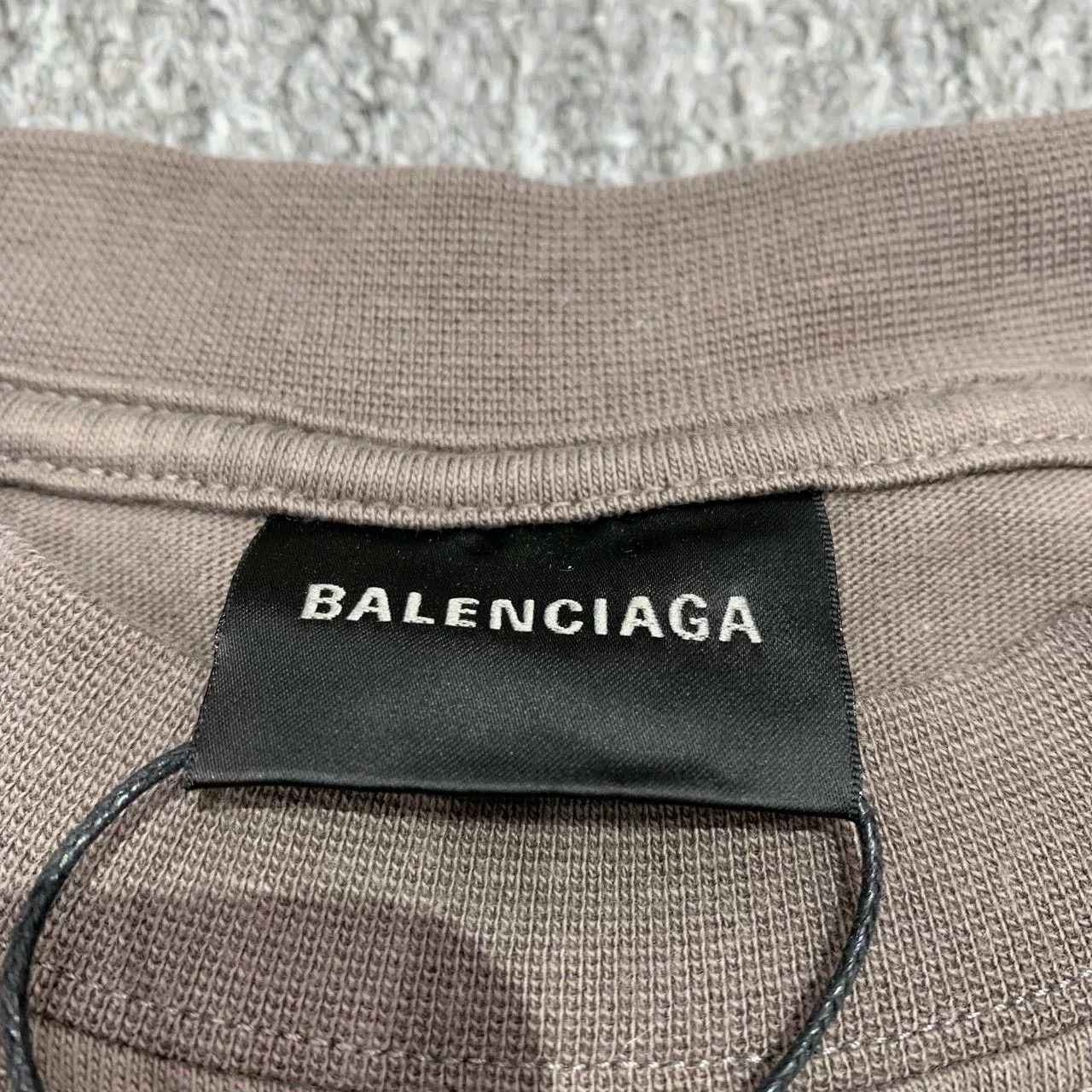 Balenciaga Balenciaga Brown Logo Short Sleeve XS Size US XS / EU 42 / 0 - 4 Thumbnail