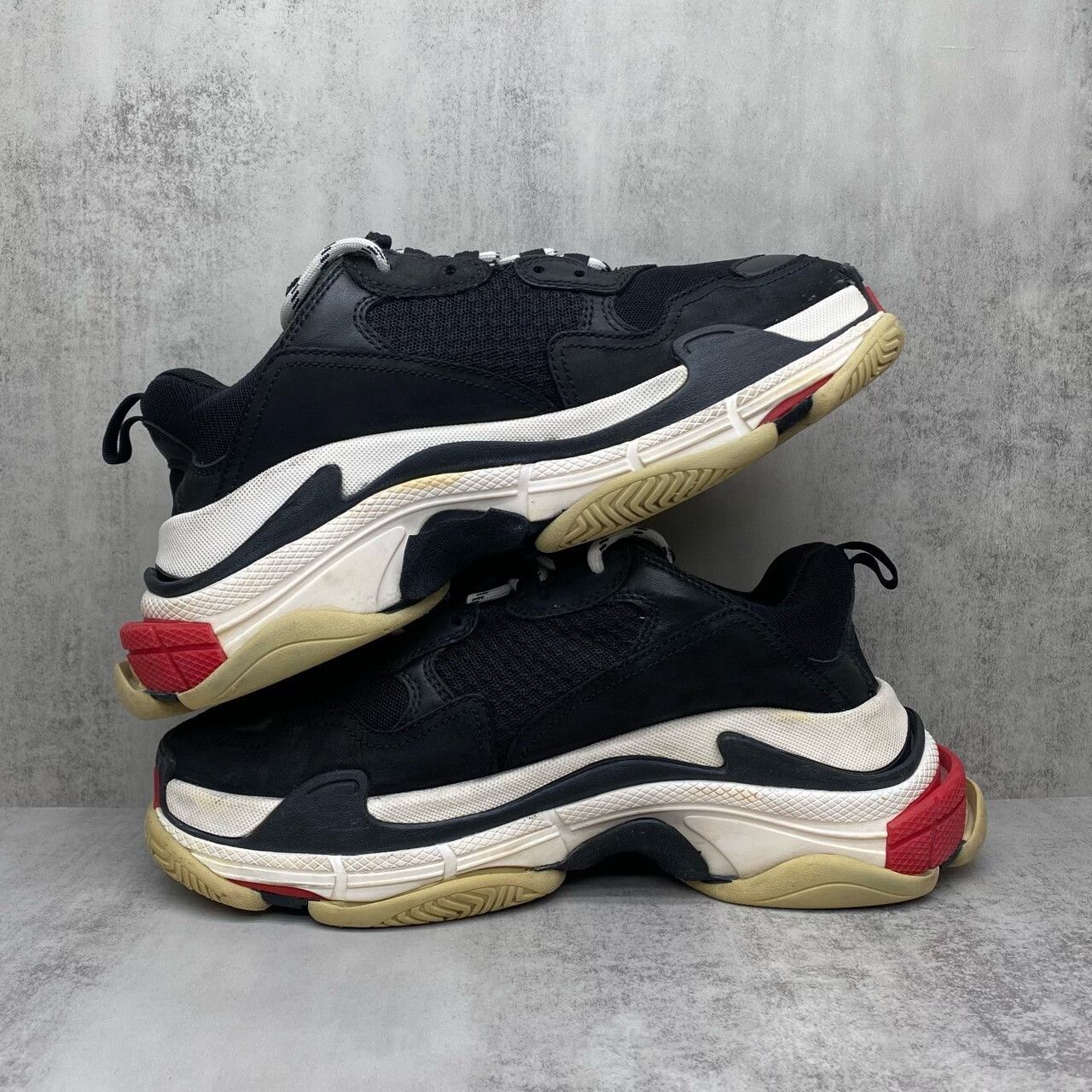 Balenciaga Balenciaga Triple Sneakers Black Red Size 40 Size US 7 / EU 40 - 3 Thumbnail