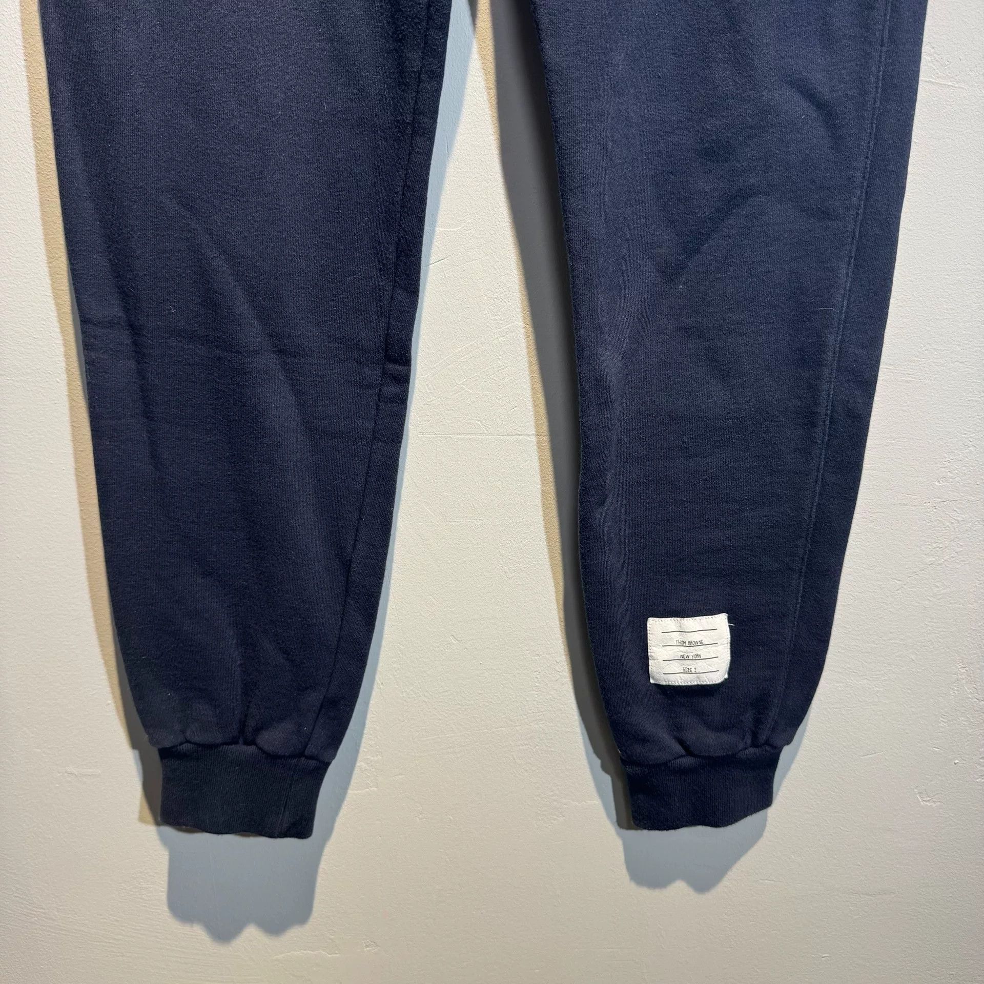 Thom Browne Thom Browne Navy Sweatpants with Stripes Size US 28 / EU 44 - 3 Thumbnail