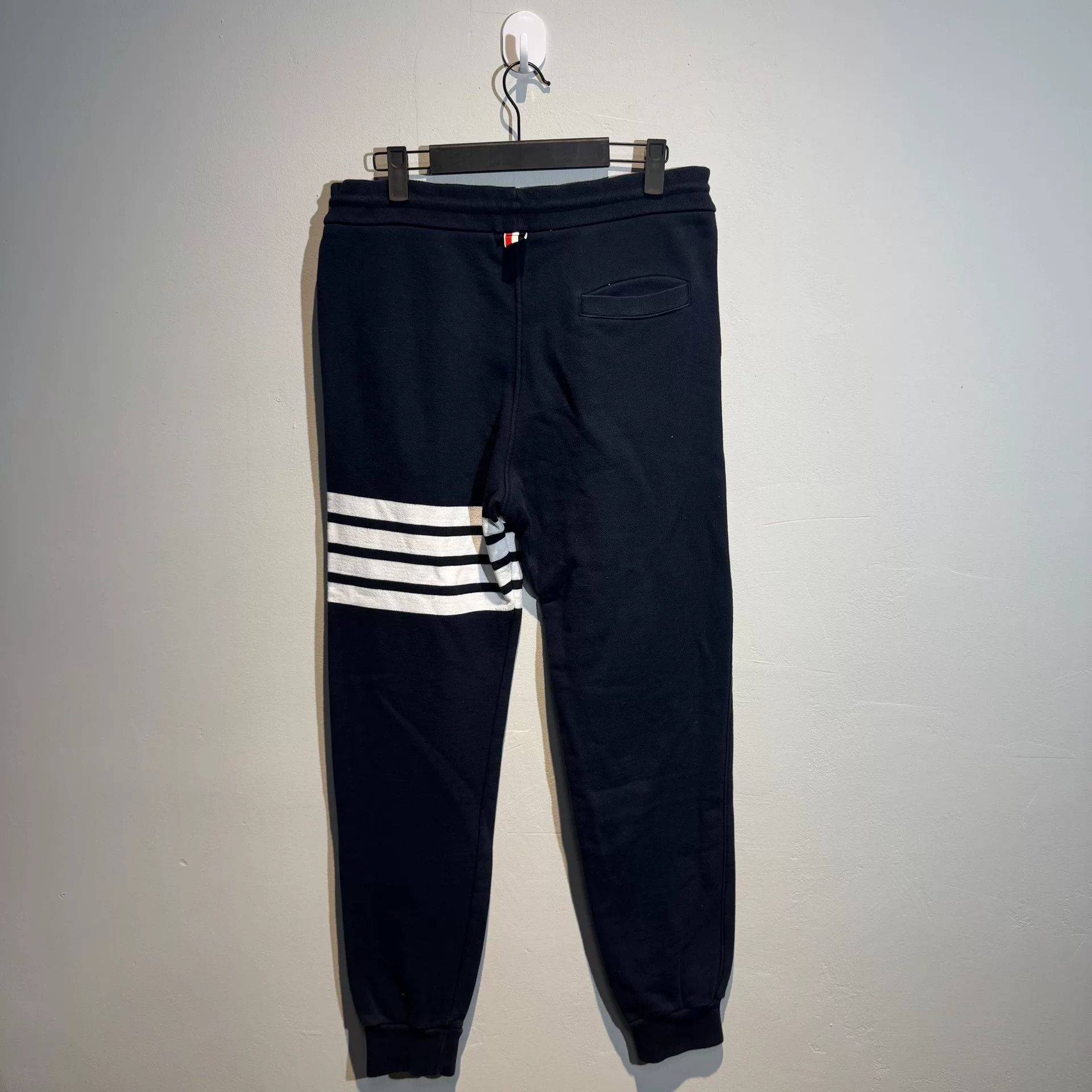 Thom Browne Thom Browne Navy Sweatpants with Stripes Size US 28 / EU 44 - 5 Thumbnail