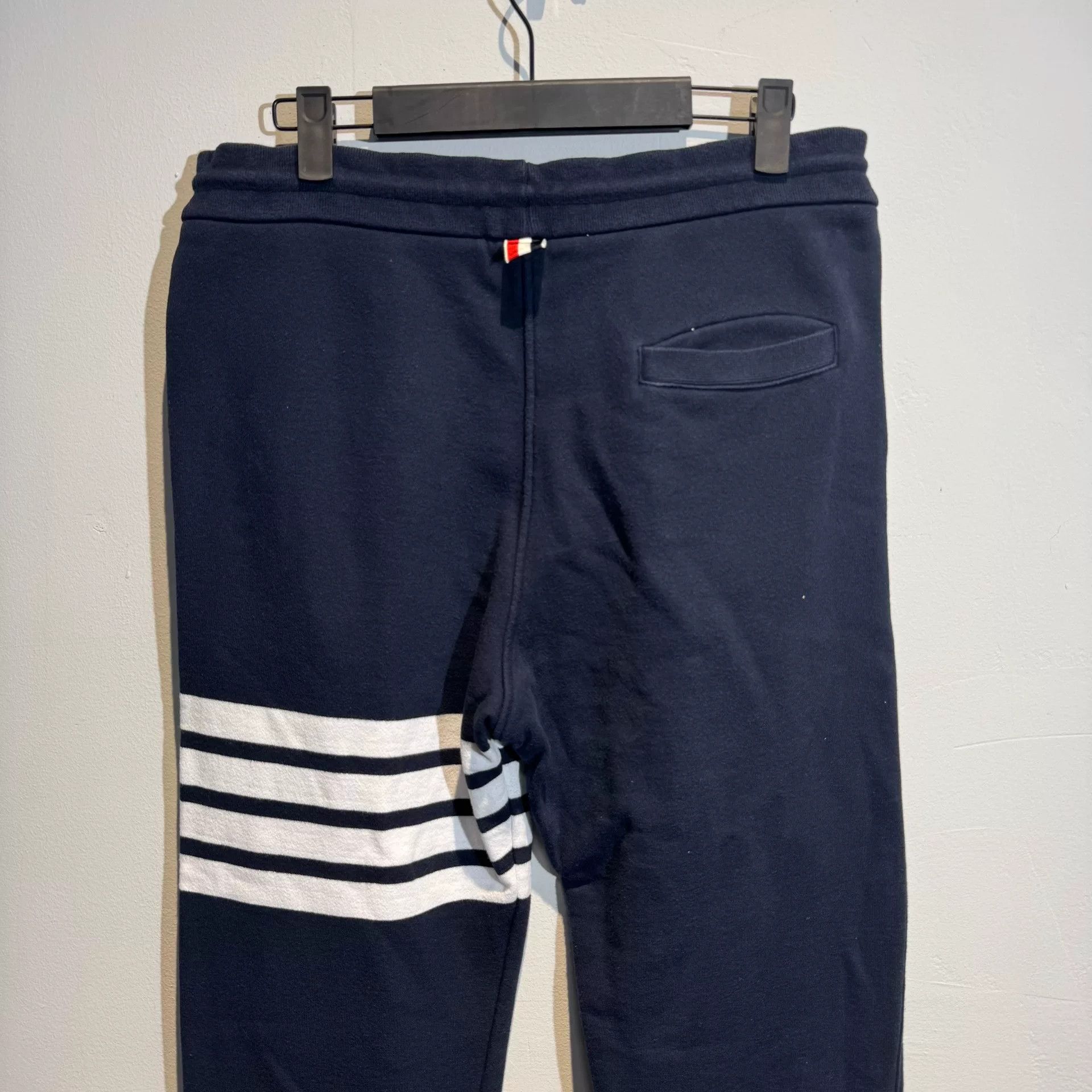 Thom Browne Thom Browne Navy Sweatpants with Stripes Size US 28 / EU 44 - 6 Thumbnail