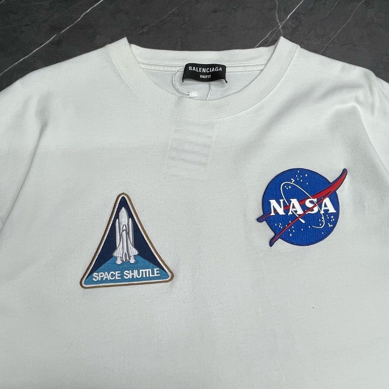 Balenciaga Balenciaga NASA Collaboration Short Sleeve Tee Size US S / EU 44-46 / 1 - 3 Thumbnail