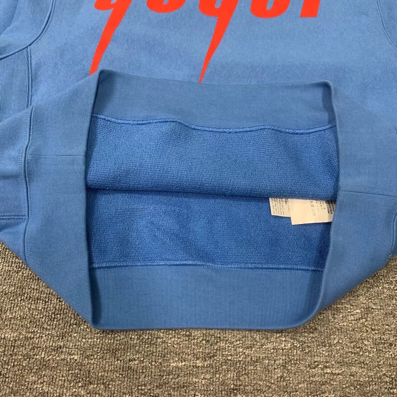 Gucci Gucci Blue Lightning Logo Hoodie Medium Size US M / EU 48-50 / 2 - 8 Thumbnail