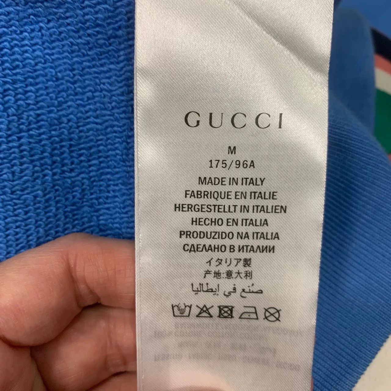 Gucci Gucci Blue Lightning Logo Hoodie Medium Size US M / EU 48-50 / 2 - 5 Thumbnail