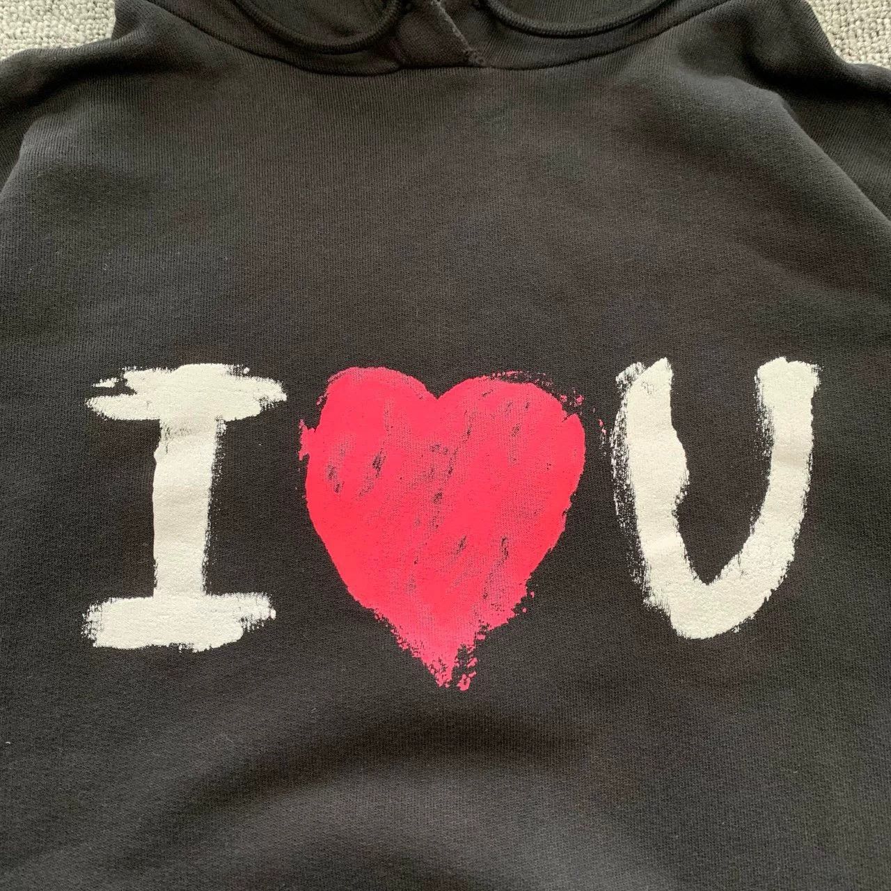 Balenciaga Balenciaga Black Heart Destroyed Hoodie Size US S / EU 44-46 / 1 - 5 Thumbnail