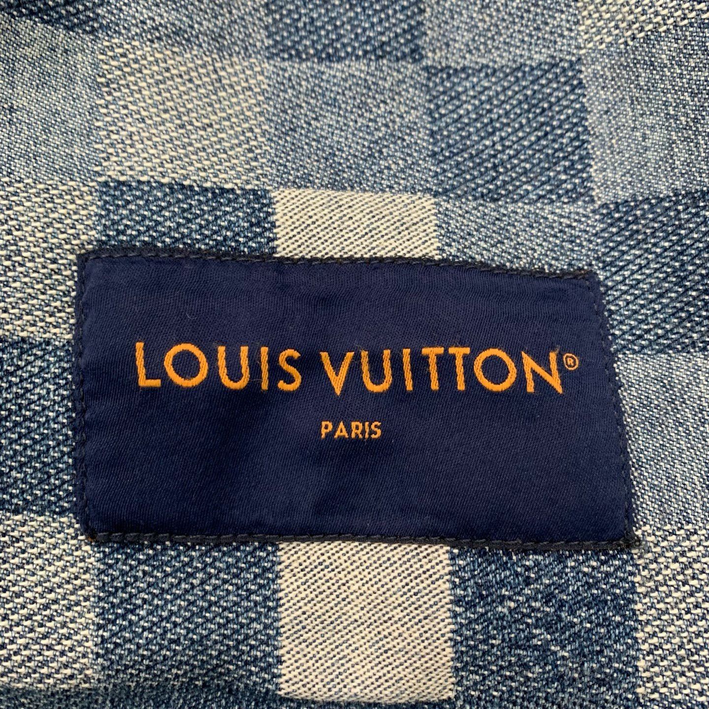 Louis Vuitton Louis Vuitton Blue Mosaic Denim Jacket Size US M / EU 48-50 / 2 - 4 Thumbnail