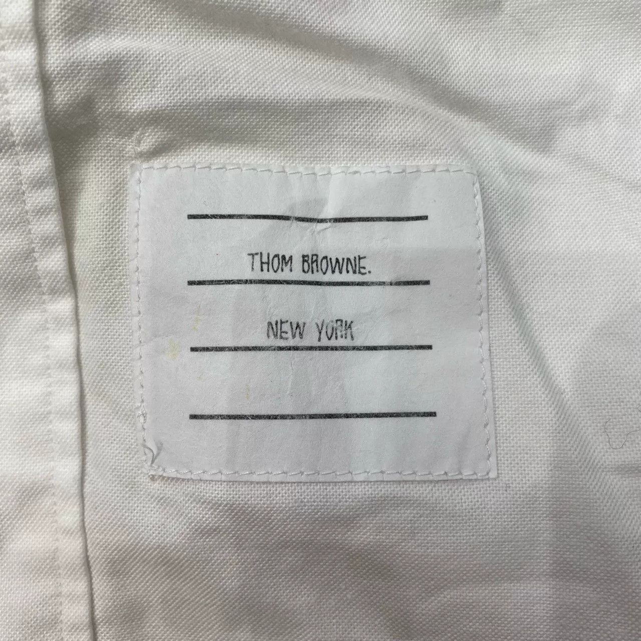 Thom Browne Thom Browne Long Sleeve White Shirt Size US M / EU 48-50 / 2 - 6 Thumbnail