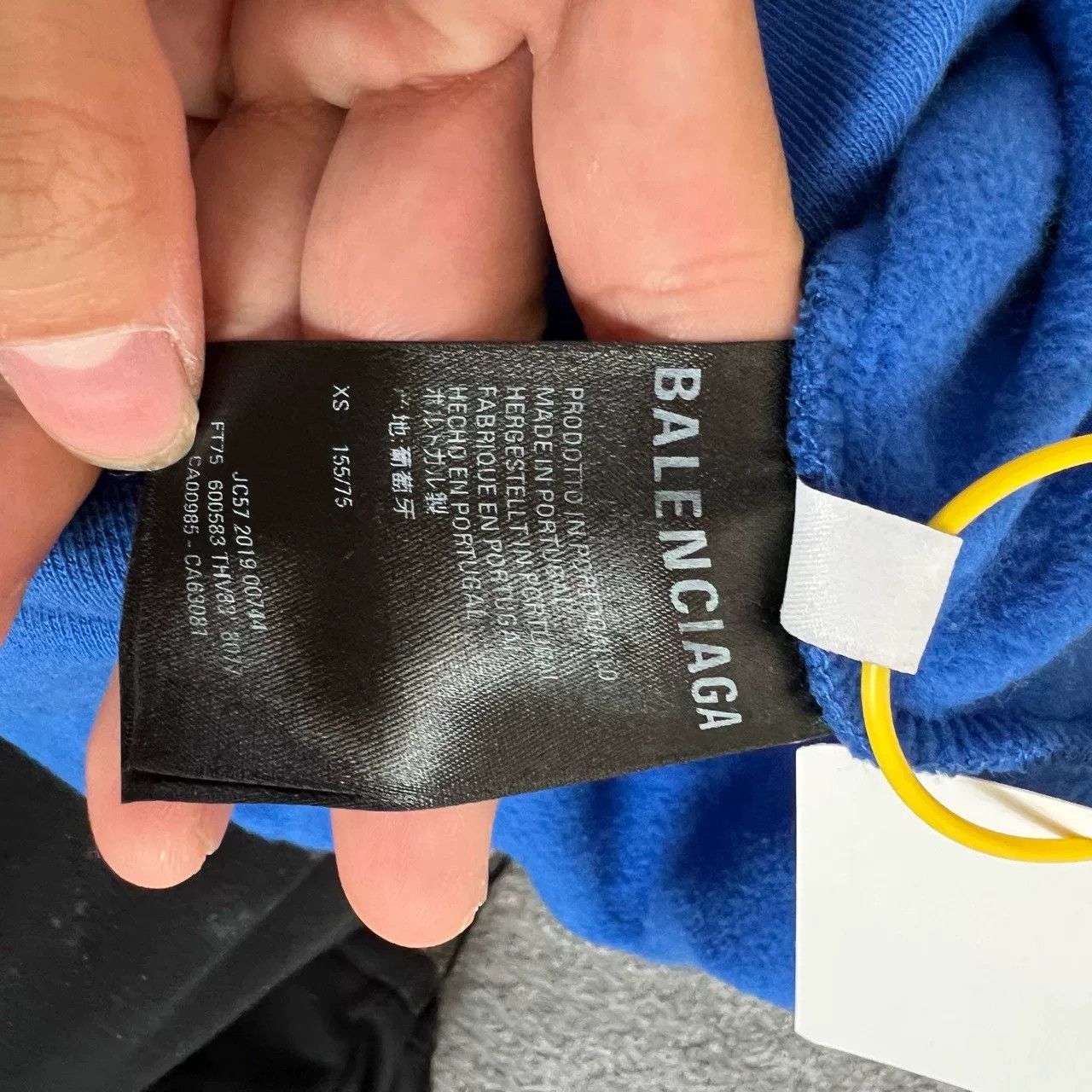 Balenciaga Balenciaga Blue Hoodie XS Size Size US XS / EU 42 / 0 - 6 Thumbnail