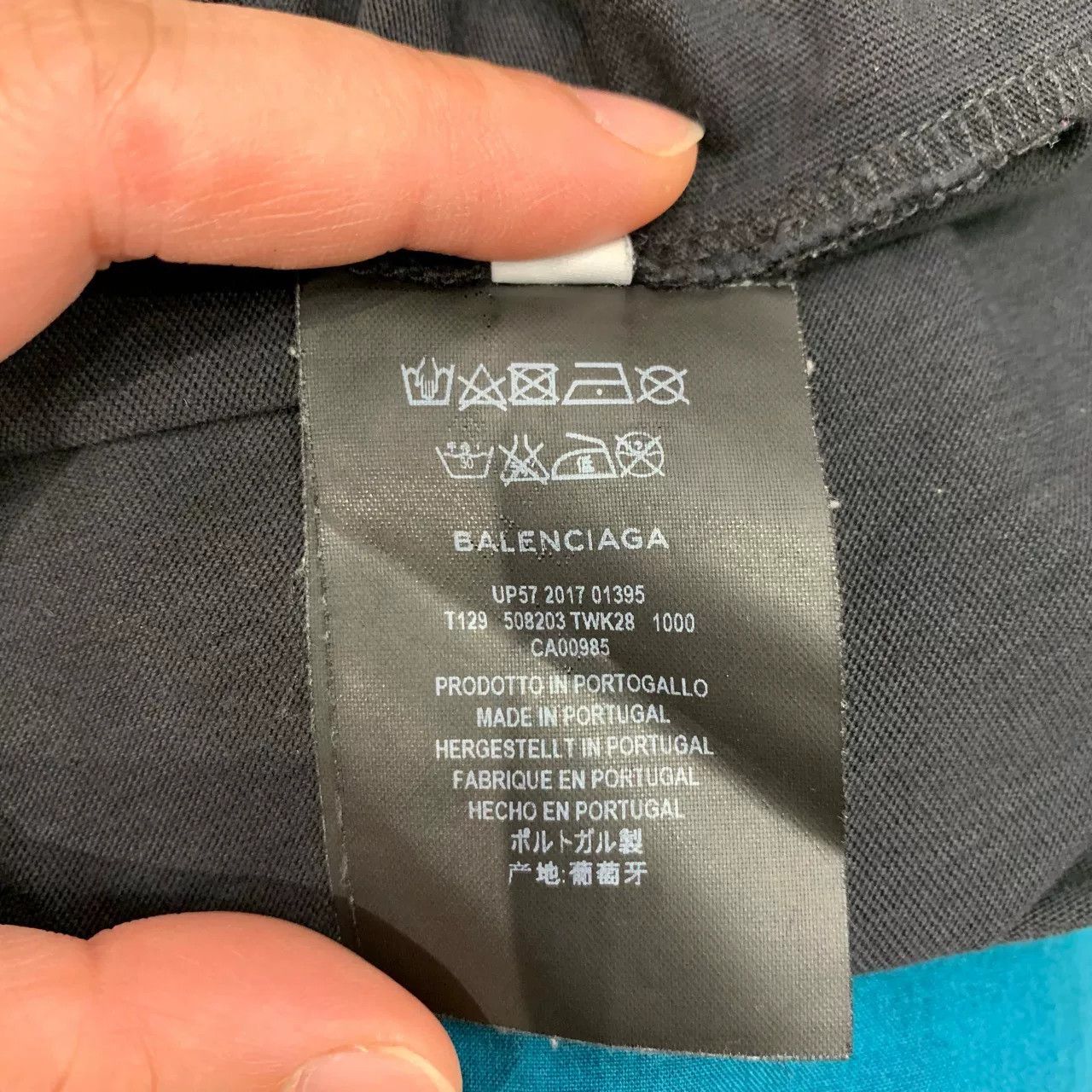 Balenciaga Balenciaga Black Cola Short Sleeve T-Shirt Size US M / EU 48-50 / 2 - 5 Thumbnail