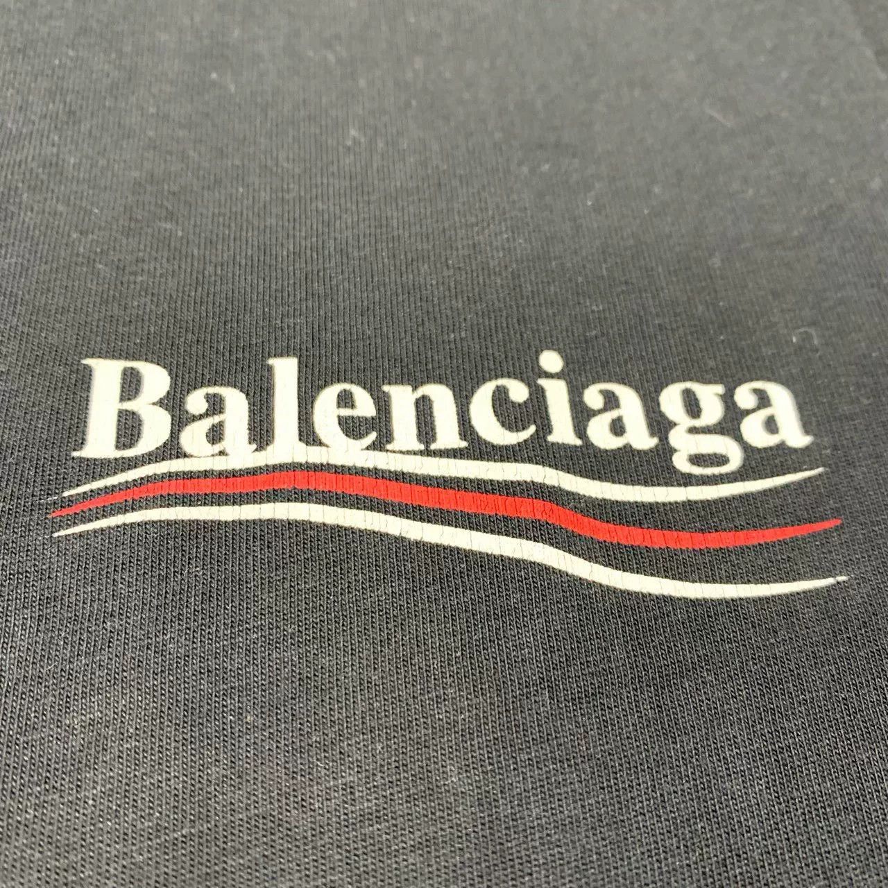 Balenciaga Balenciaga Black Cola Short Sleeve T-Shirt Size US M / EU 48-50 / 2 - 6 Thumbnail