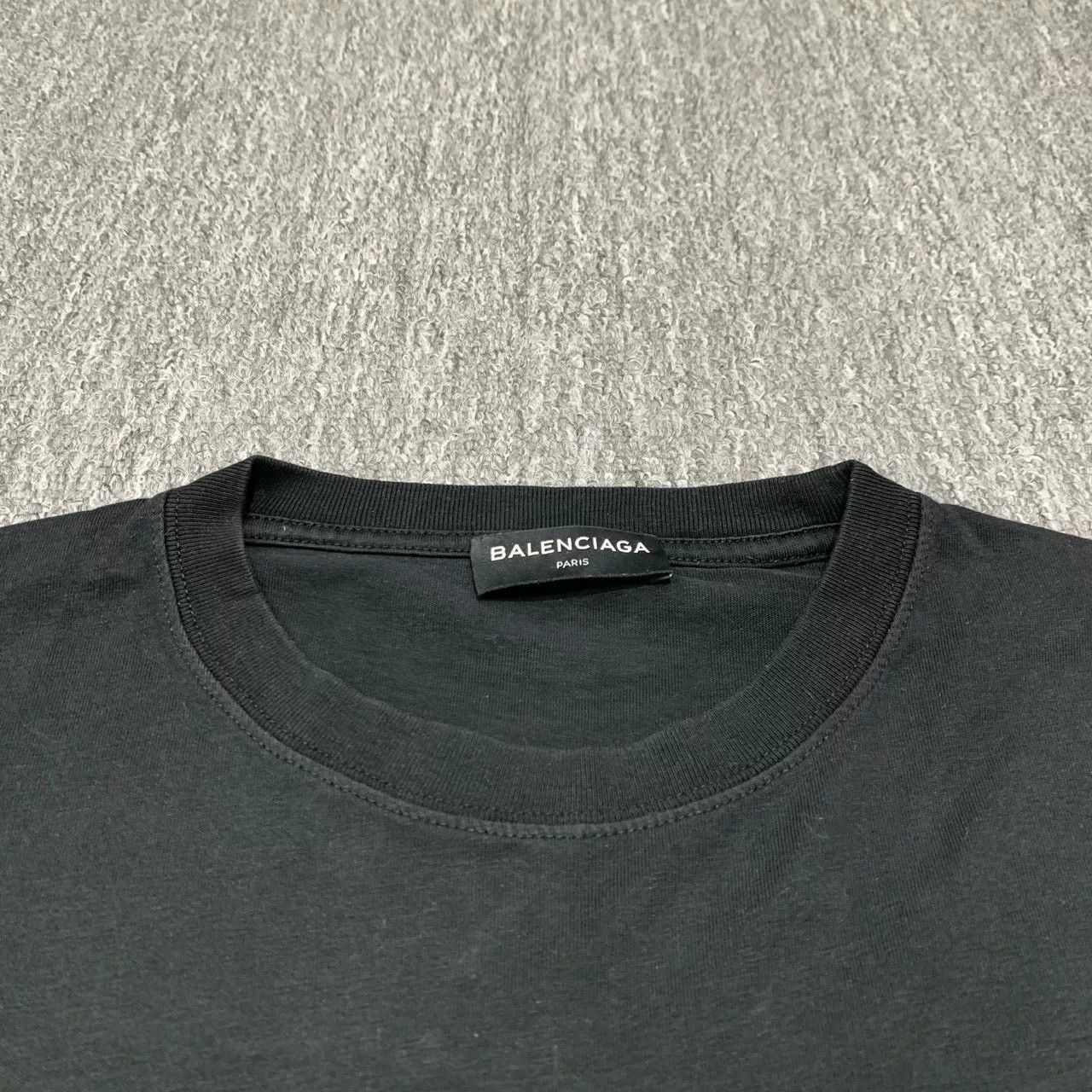 Balenciaga Balenciaga Black Cola Short Sleeve T-Shirt Size US M / EU 48-50 / 2 - 8 Thumbnail