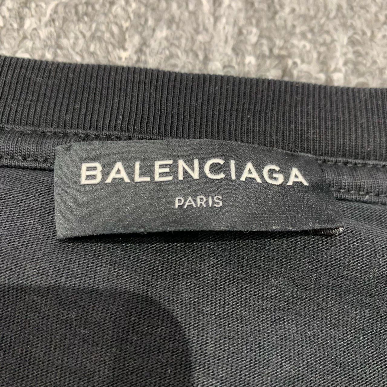 Balenciaga Balenciaga Black Cola Short Sleeve T-Shirt Size US M / EU 48-50 / 2 - 4 Thumbnail