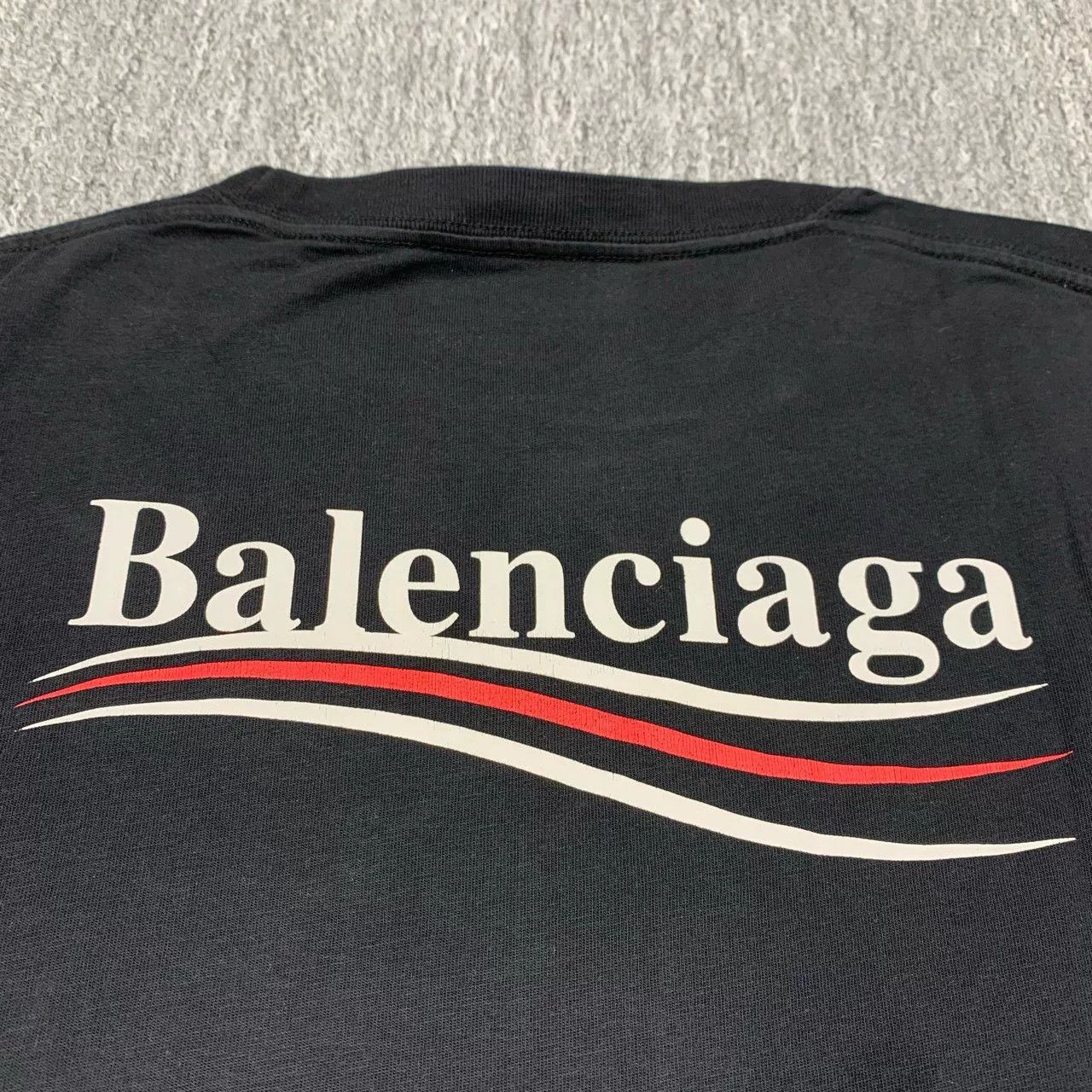 Balenciaga Balenciaga Black Cola Short Sleeve T-Shirt Size US M / EU 48-50 / 2 - 7 Thumbnail