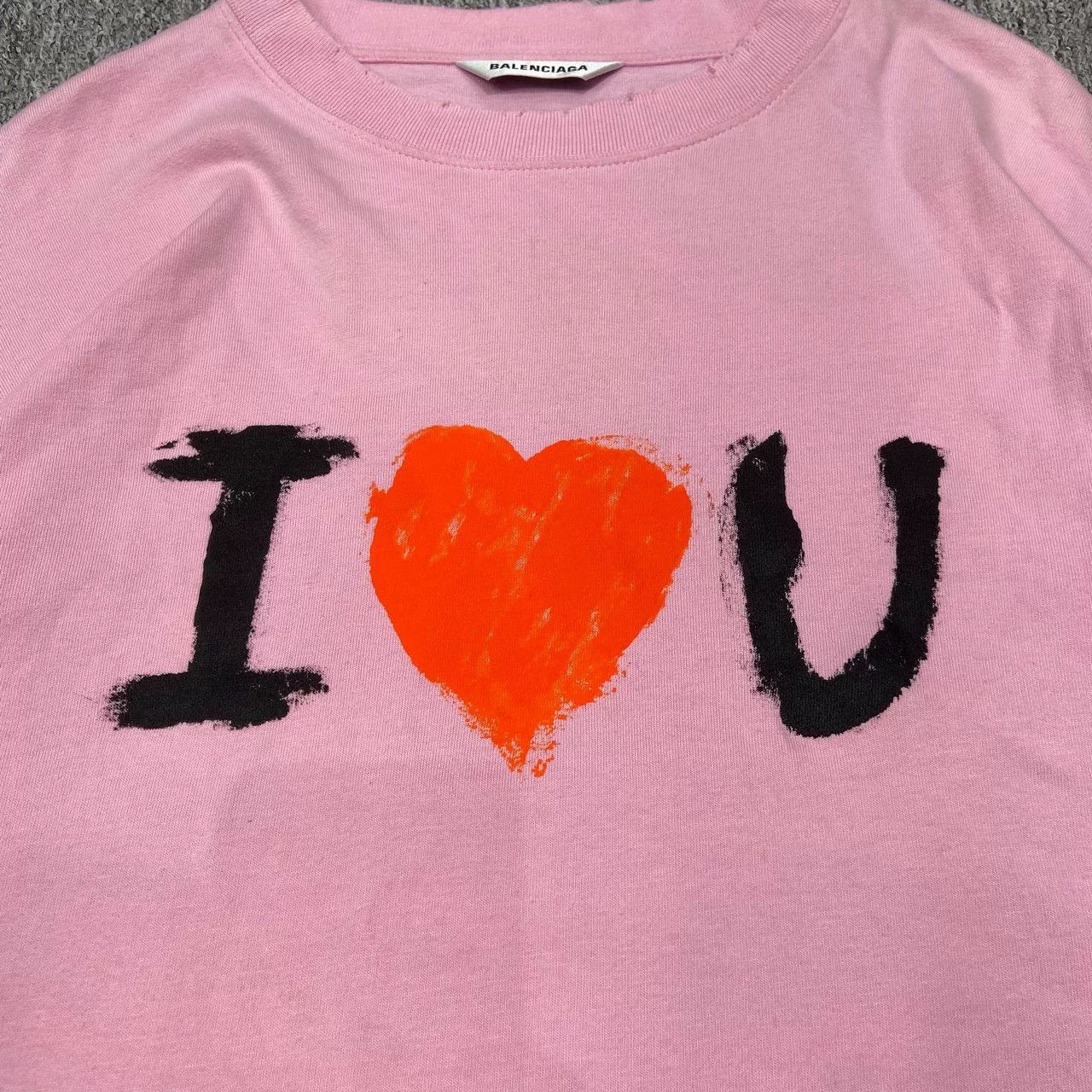 Balenciaga Balenciaga Pink Heart Sweatshirt XS Size XS / US 0-2 / IT 36-38 - 6 Thumbnail