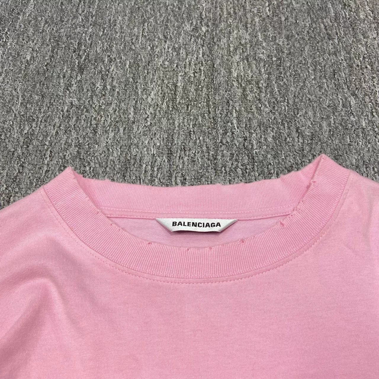 Balenciaga Balenciaga Pink Heart Sweatshirt XS Size XS / US 0-2 / IT 36-38 - 9 Thumbnail
