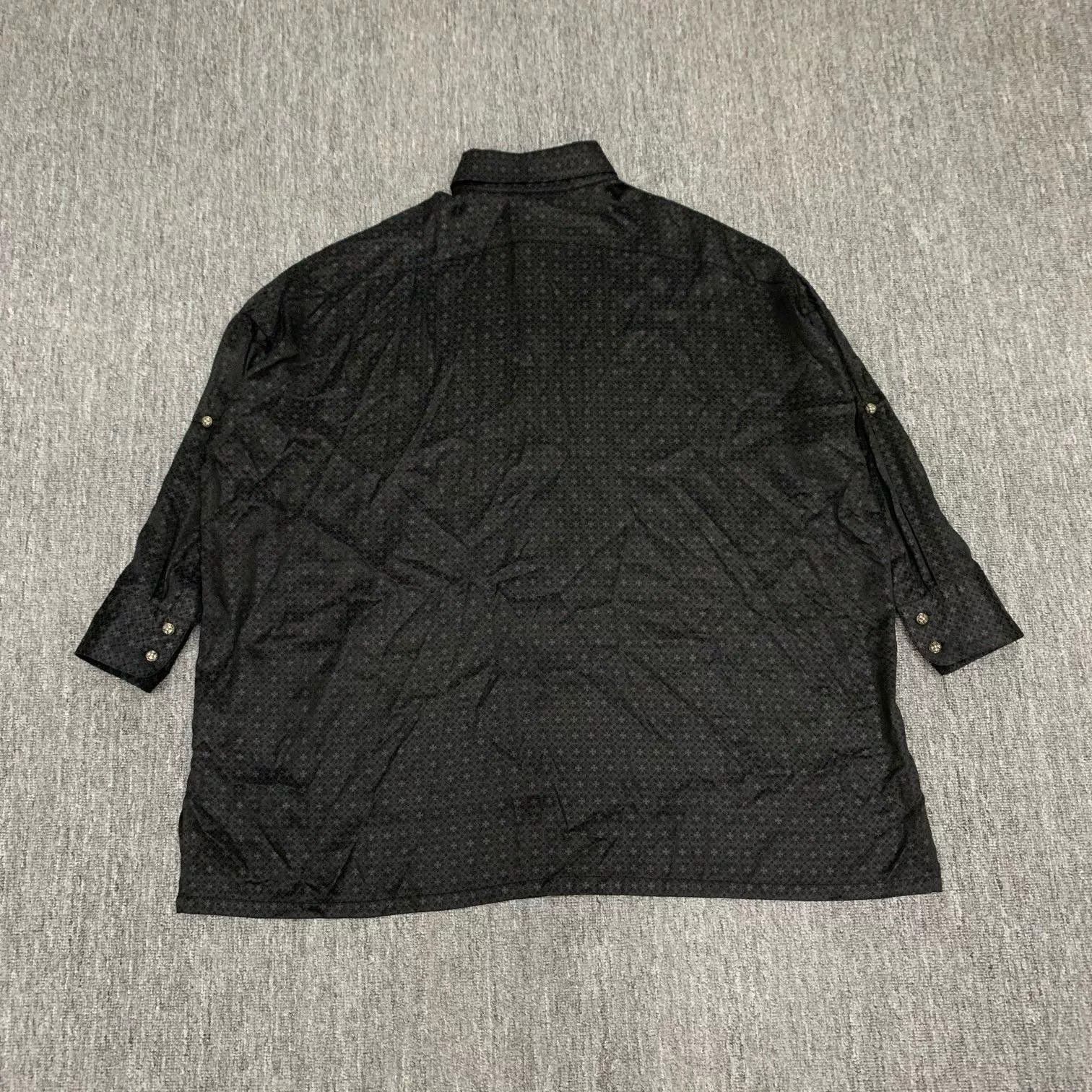 Chrome Hearts Black Silk Floral Print Silk Shirt Jacket Size US S / EU 44-46 / 1 - 2 Thumbnail