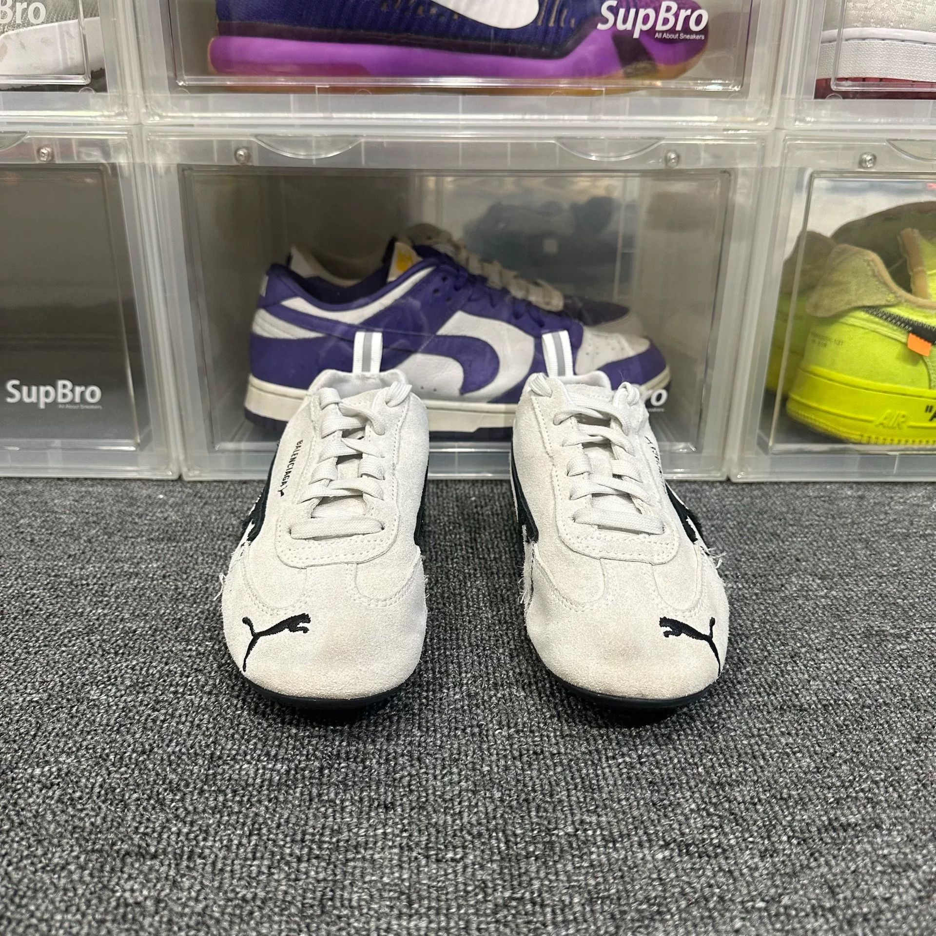 Balenciaga Balenciaga Puma Speedcat Black and White Size US 6 / EU 39 - 2 Thumbnail