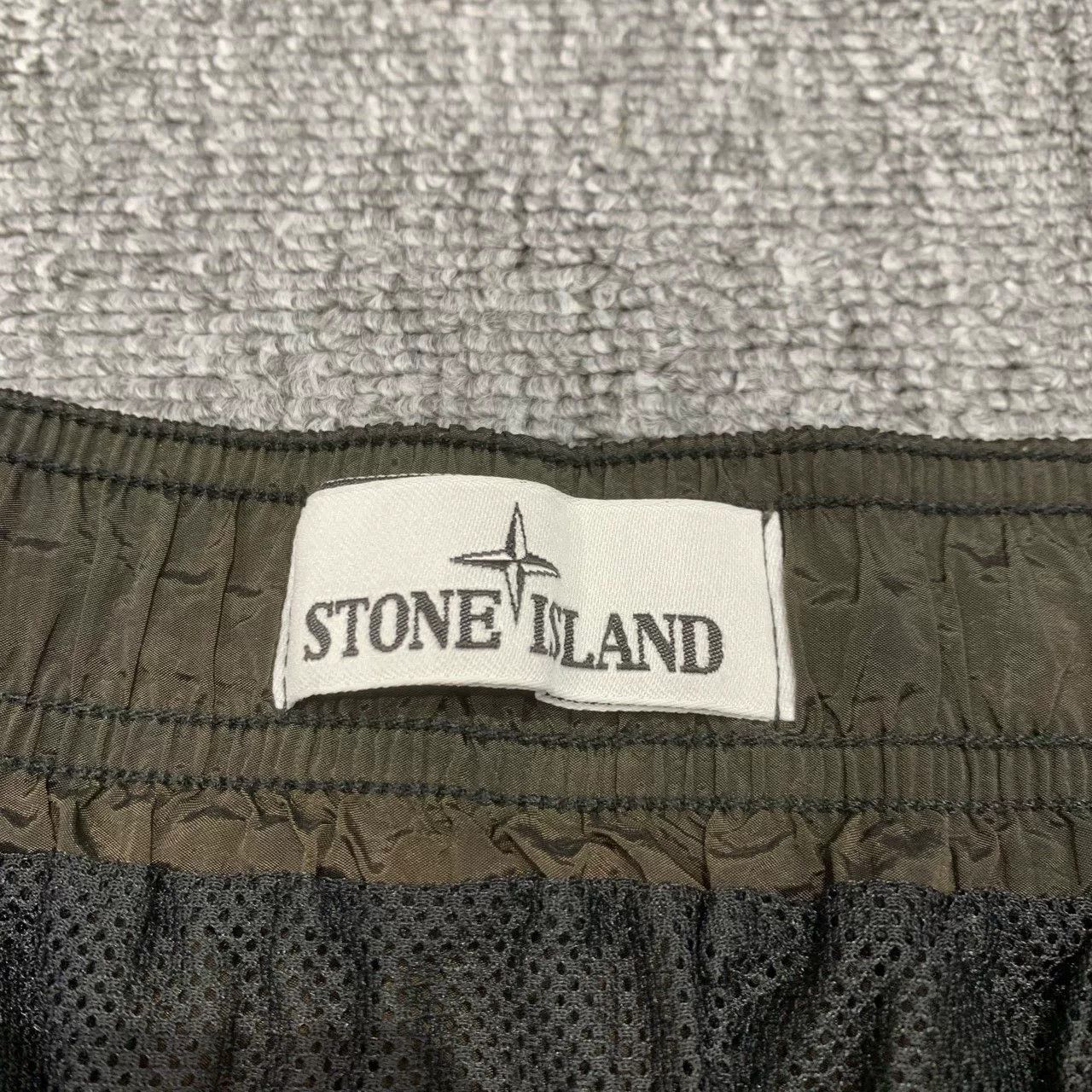 Stone Island Stone Island Brown Metallic Nylon Shorts Size US 34 / EU 50 - 4 Thumbnail