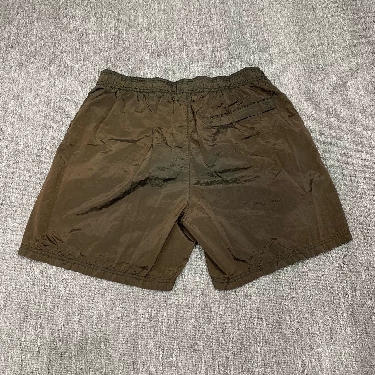 Stone Island Stone Island Brown Metallic Nylon Shorts Size US 34 / EU 50 - 2 Thumbnail