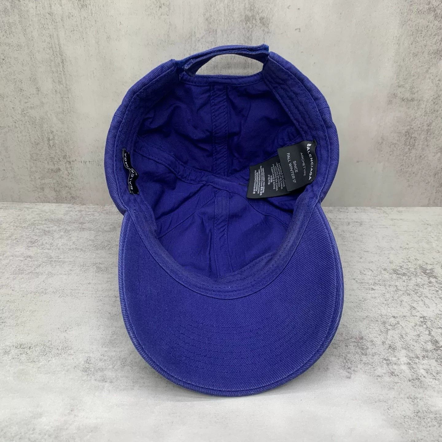 Balenciaga Balenciaga Blue Wave Logo Cap Size L Size ONE SIZE - 7 Thumbnail