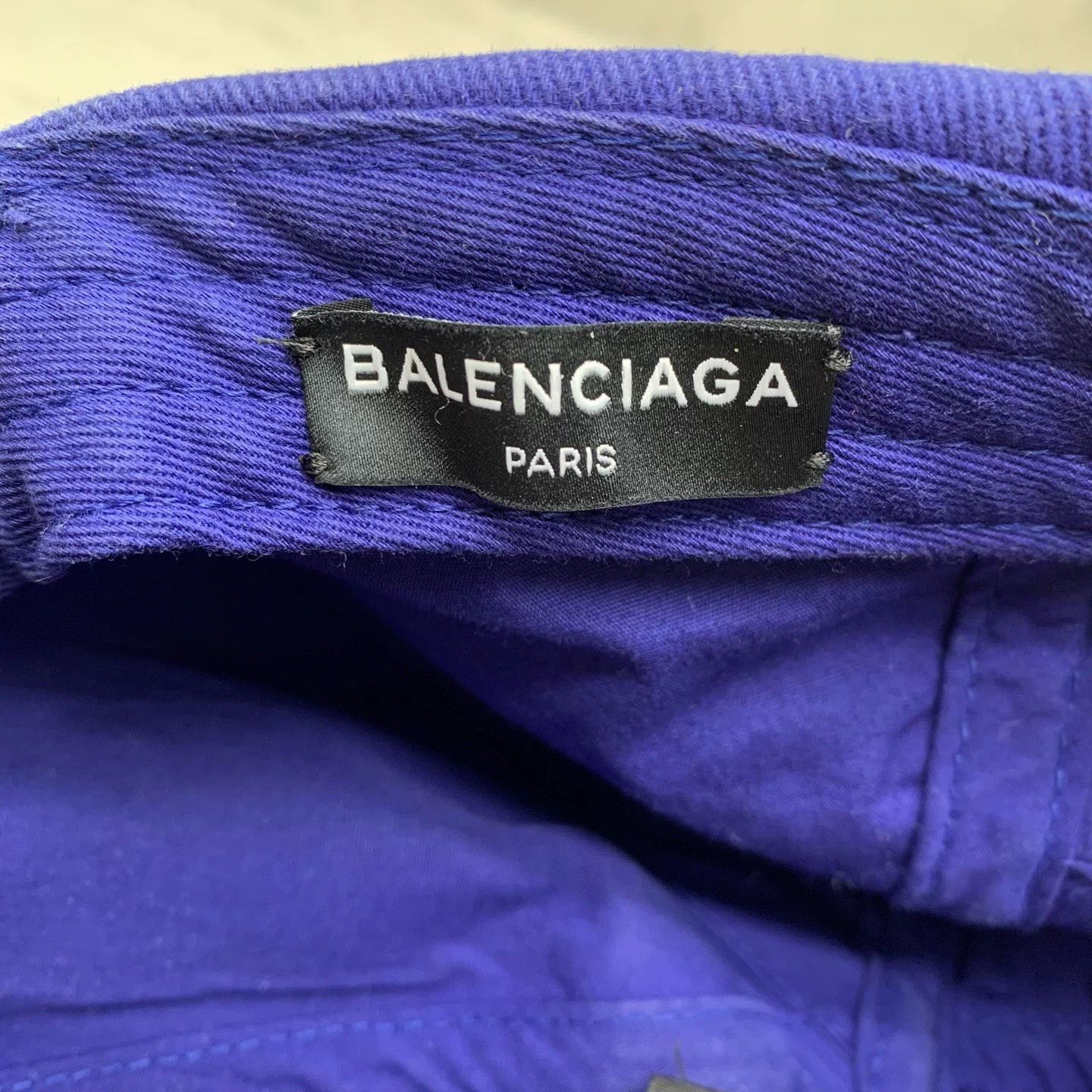 Balenciaga Balenciaga Blue Wave Logo Cap Size L Size ONE SIZE - 4 Thumbnail