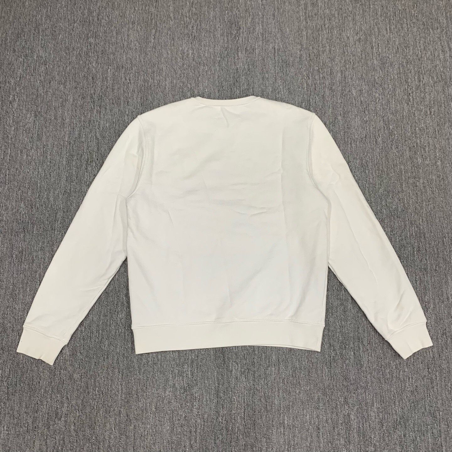Maison Margiela Maison Margiela White Embroidered Logo Sweatshirt Size US M / EU 48-50 / 2 - 2 Thumbnail