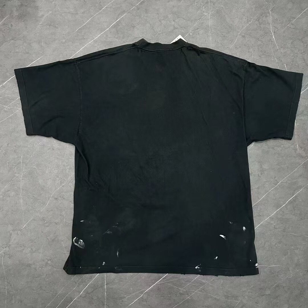 Balenciaga Balenciaga Rock Print Logo Short Sleeve Tee Size US L / EU 52-54 / 3 - 2 Thumbnail