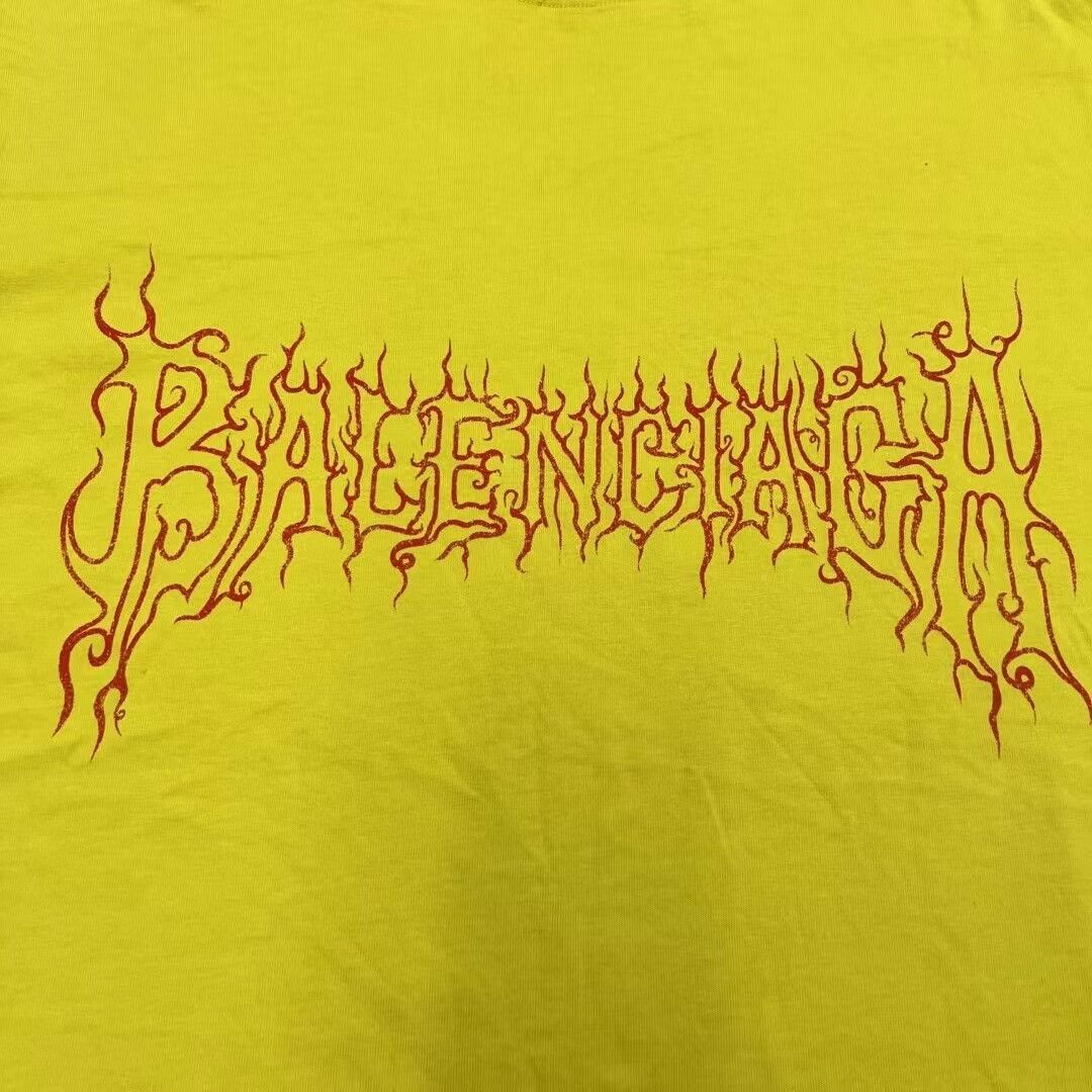 Balenciaga Balenciaga Dragon Year Flame Tee Shirt Size US S / EU 44-46 / 1 - 4 Thumbnail