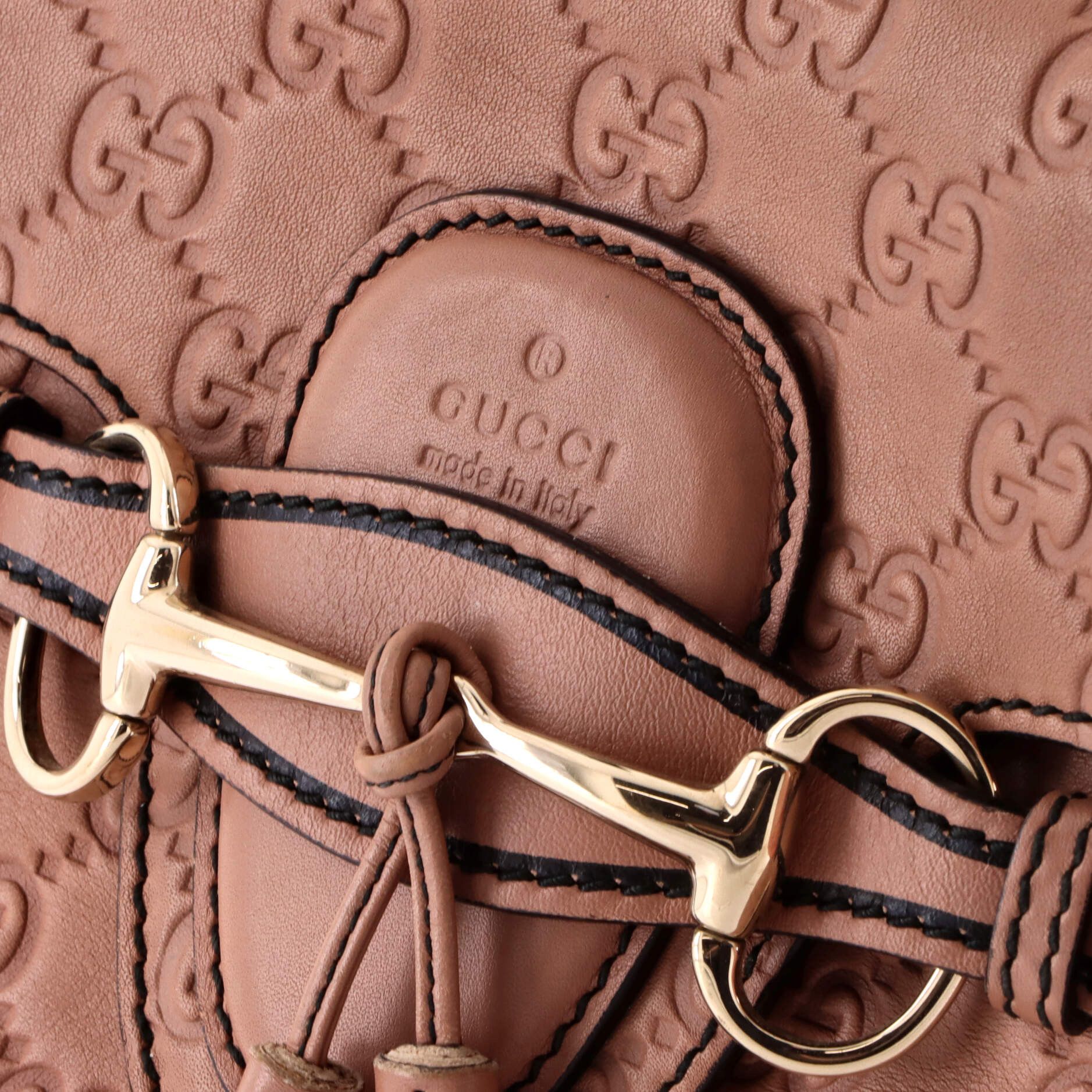 Gucci Emily Chain Flap Bag Guccissima Leather Medium Size ONE SIZE - 6 Thumbnail
