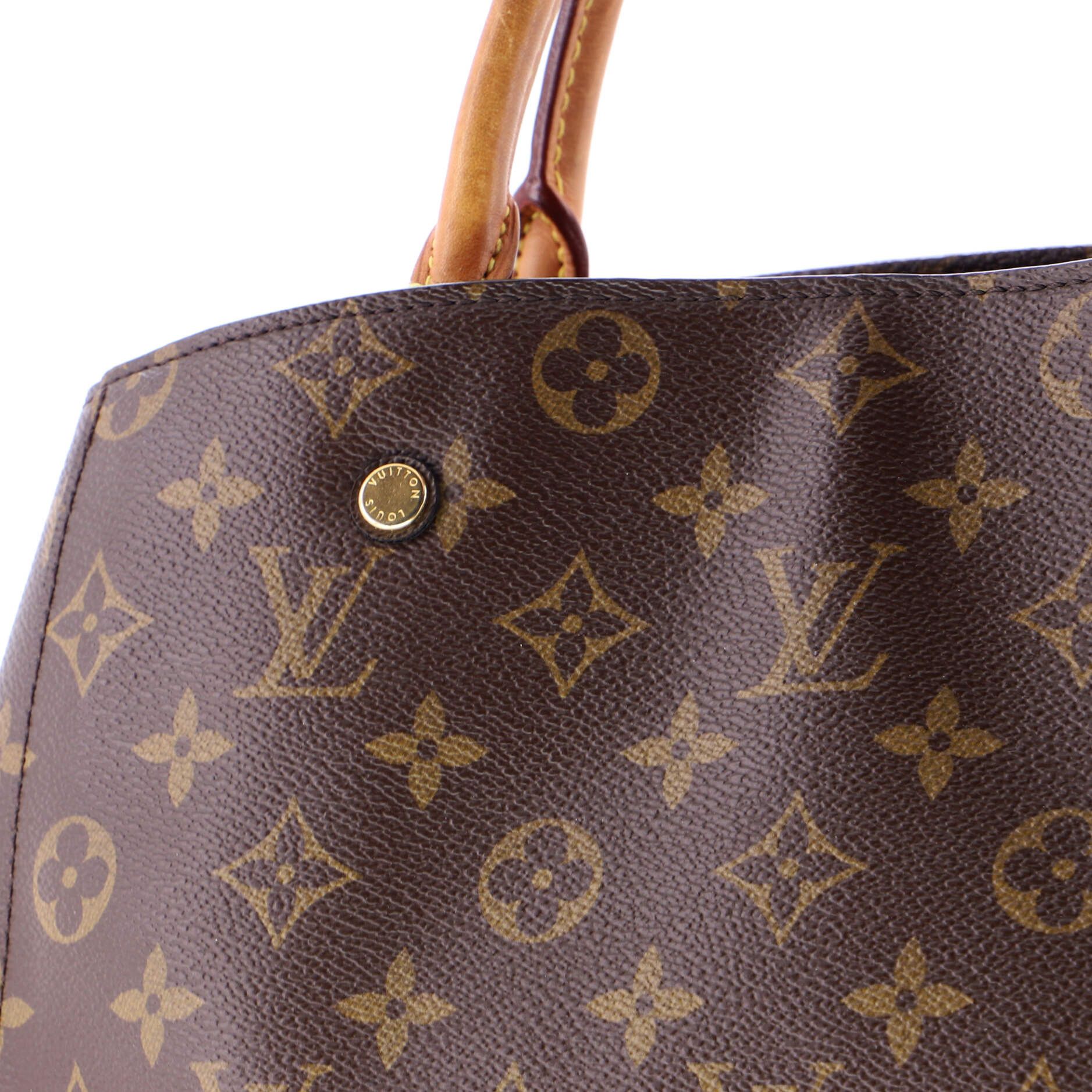 Louis Vuitton Montaigne Handbag Monogram Canvas MM Size ONE SIZE - 6 Thumbnail