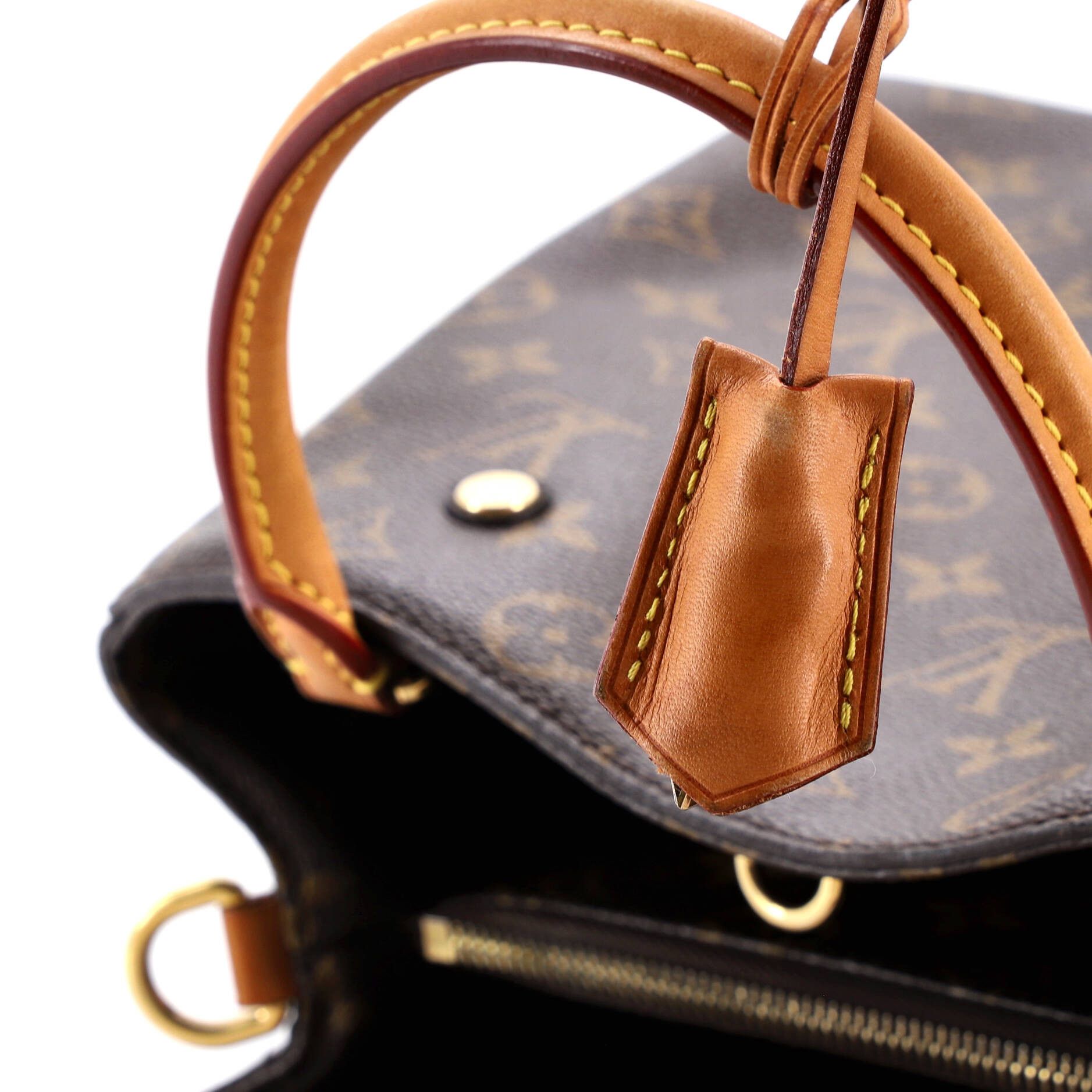 Louis Vuitton Montaigne Handbag Monogram Canvas MM Size ONE SIZE - 7 Thumbnail