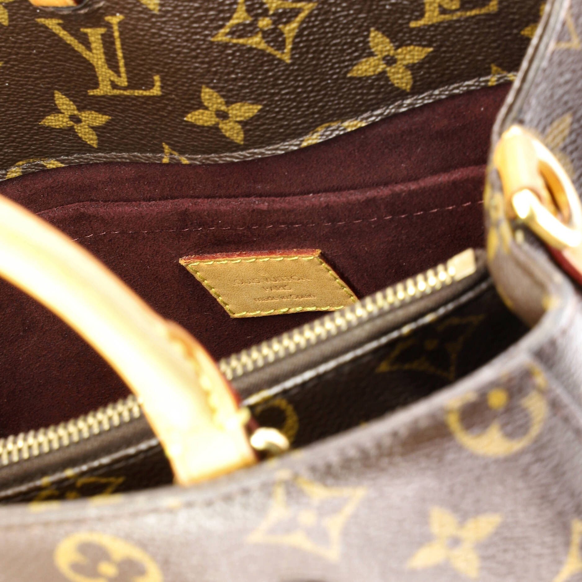 Louis Vuitton Montaigne Handbag Monogram Canvas MM Size ONE SIZE - 5 Thumbnail