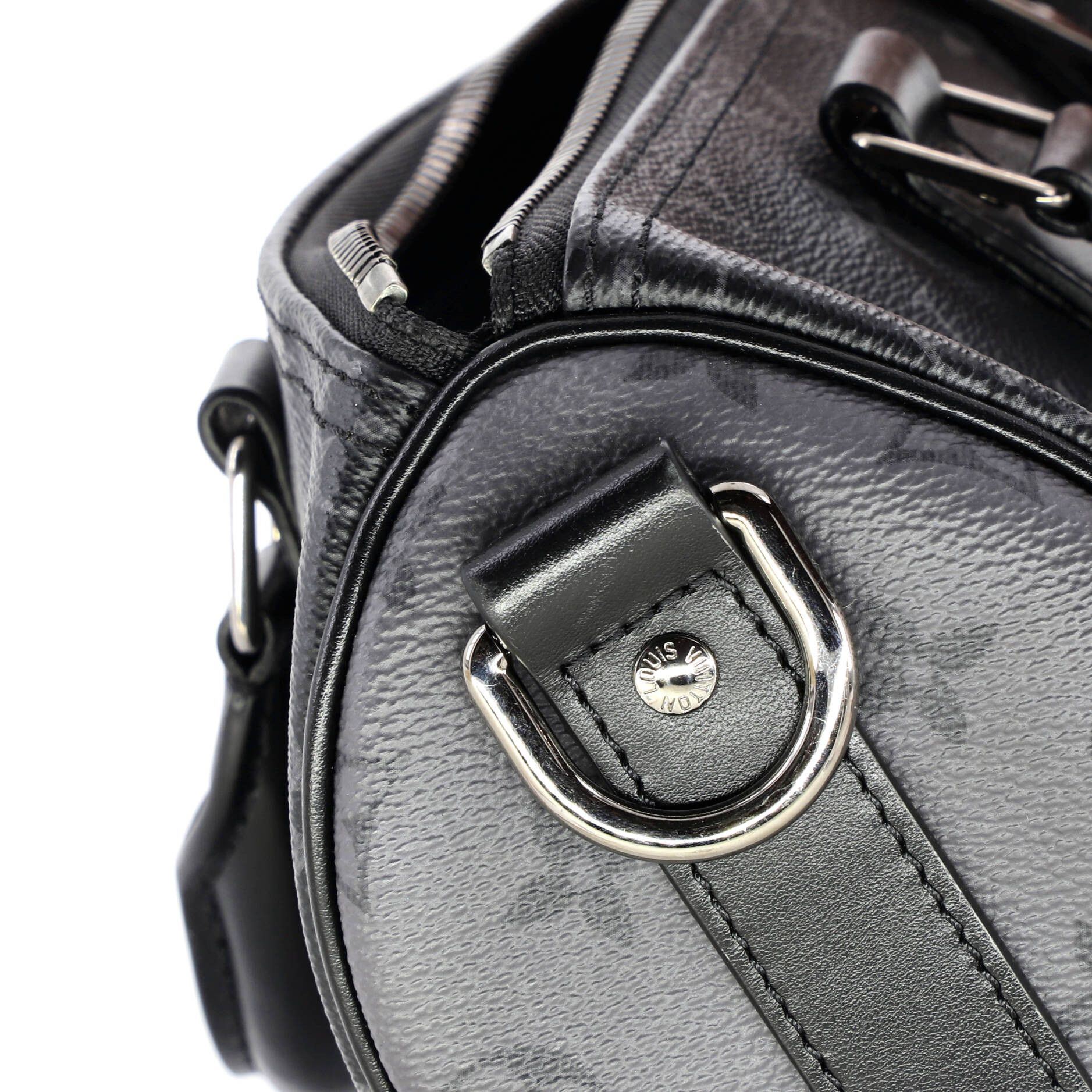 Louis Vuitton City Keepall Bag Reverse Monogram Eclipse Canvas Size ONE SIZE - 6 Thumbnail