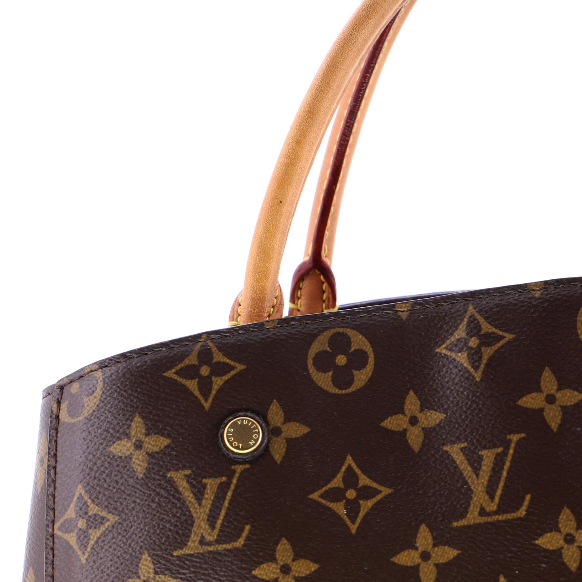 Louis Vuitton Montaigne Handbag Monogram Canvas MM Size ONE SIZE - 6 Thumbnail