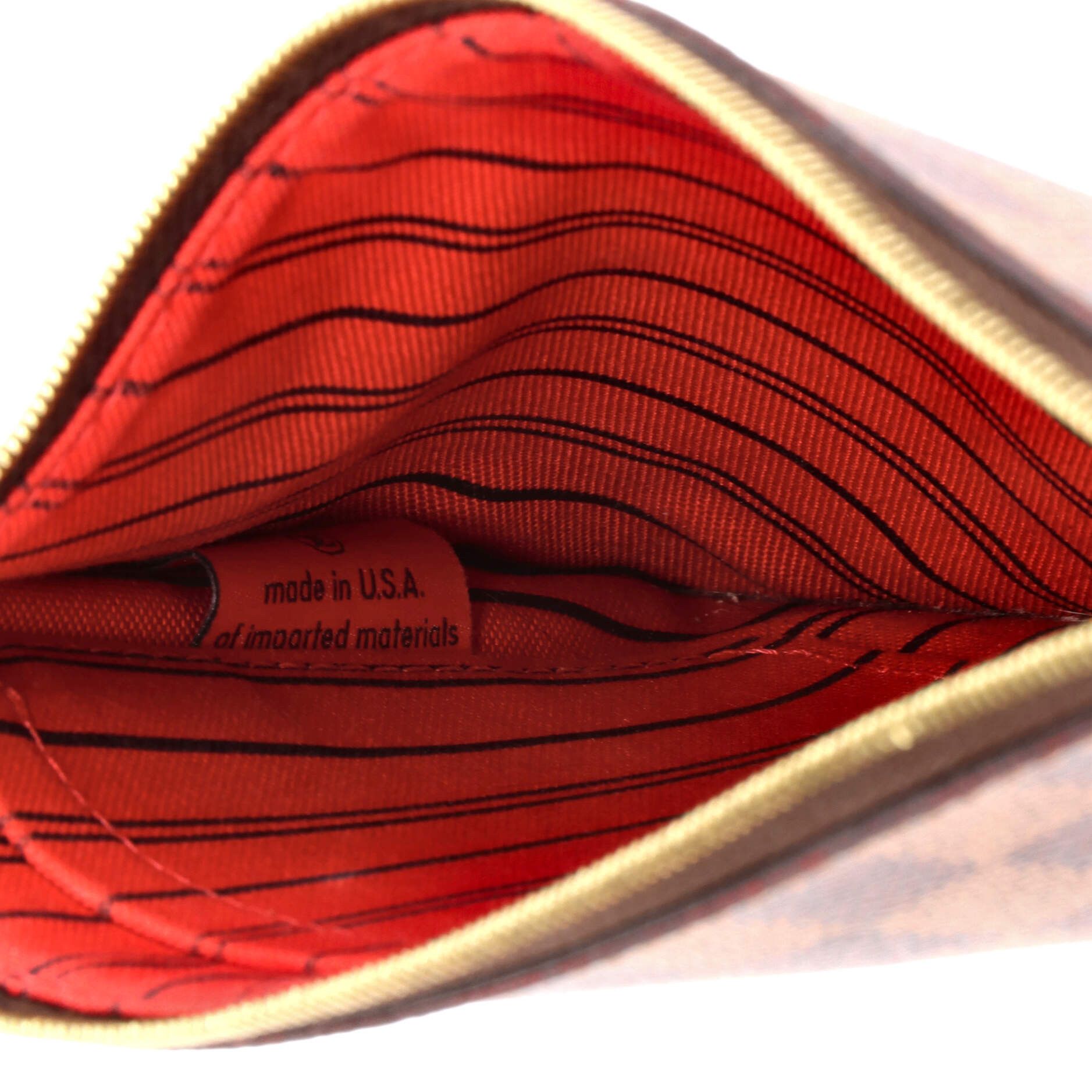 Louis Vuitton Neverfull Pochette Damier Large Size ONE SIZE - 7 Thumbnail