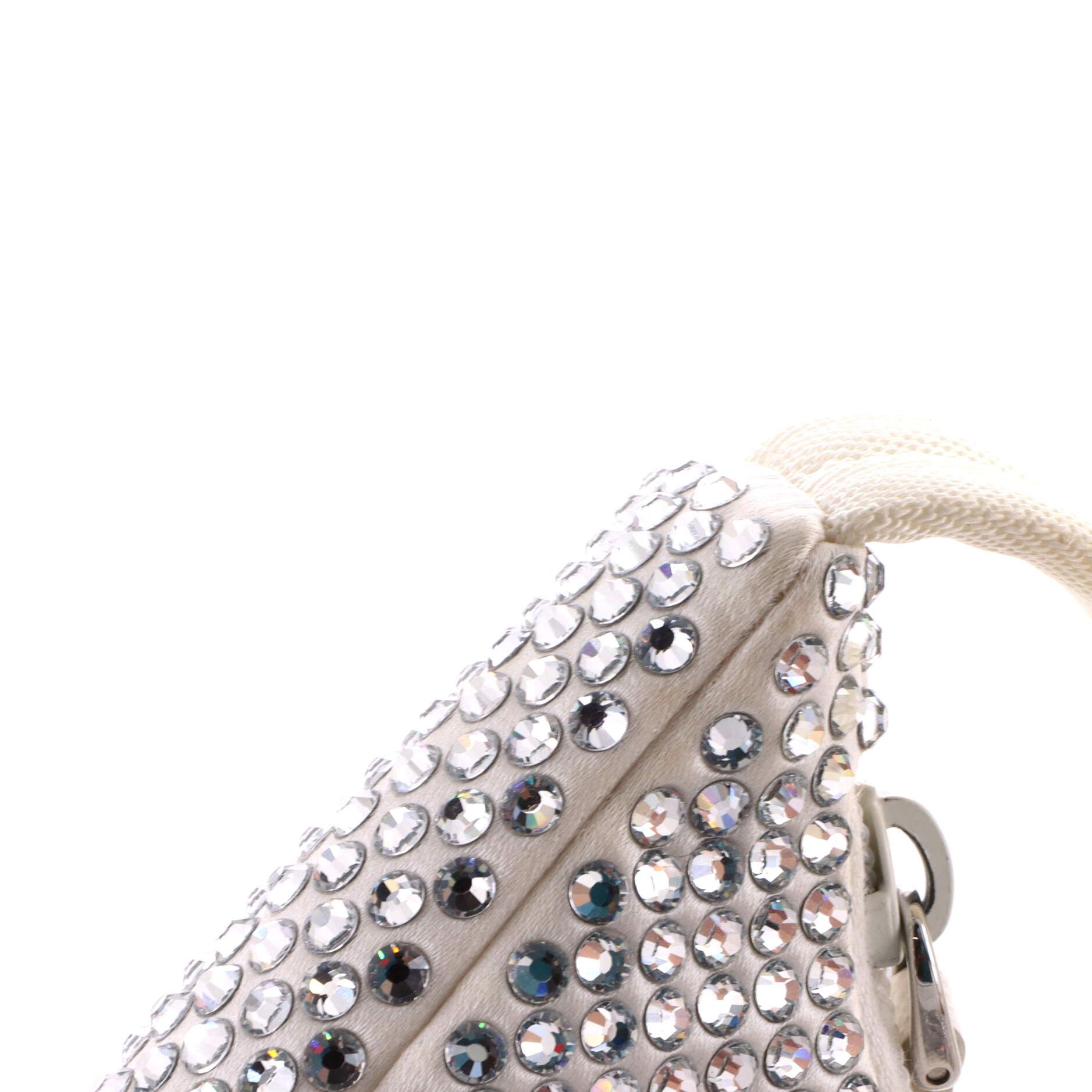 Prada Re-Edition 2000 Hobo Crystal Embellished Satin Mini Size ONE SIZE - 5 Thumbnail