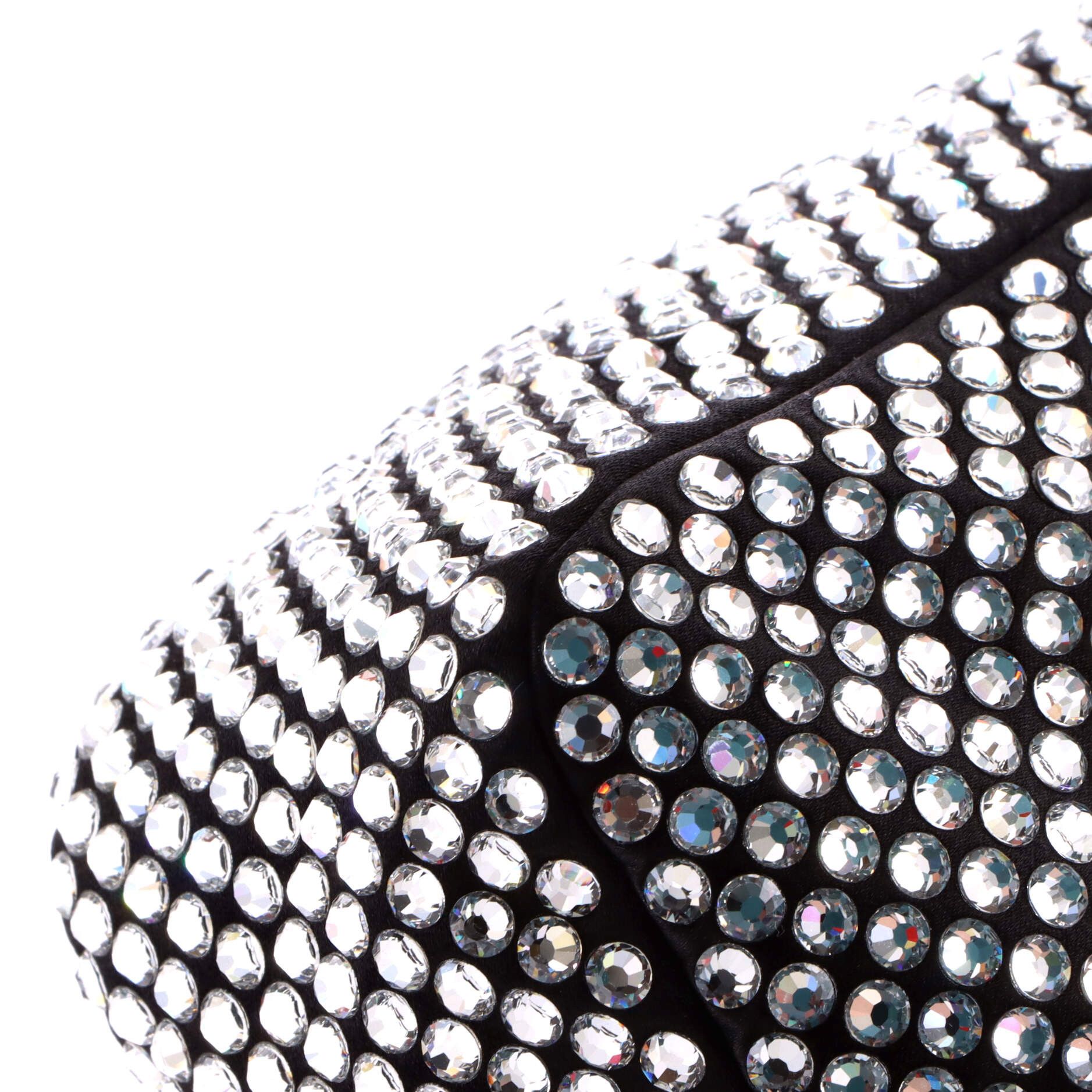 Prada Re-Edition 2000 Hobo Crystal Embellished Satin Mini Size ONE SIZE - 6 Thumbnail