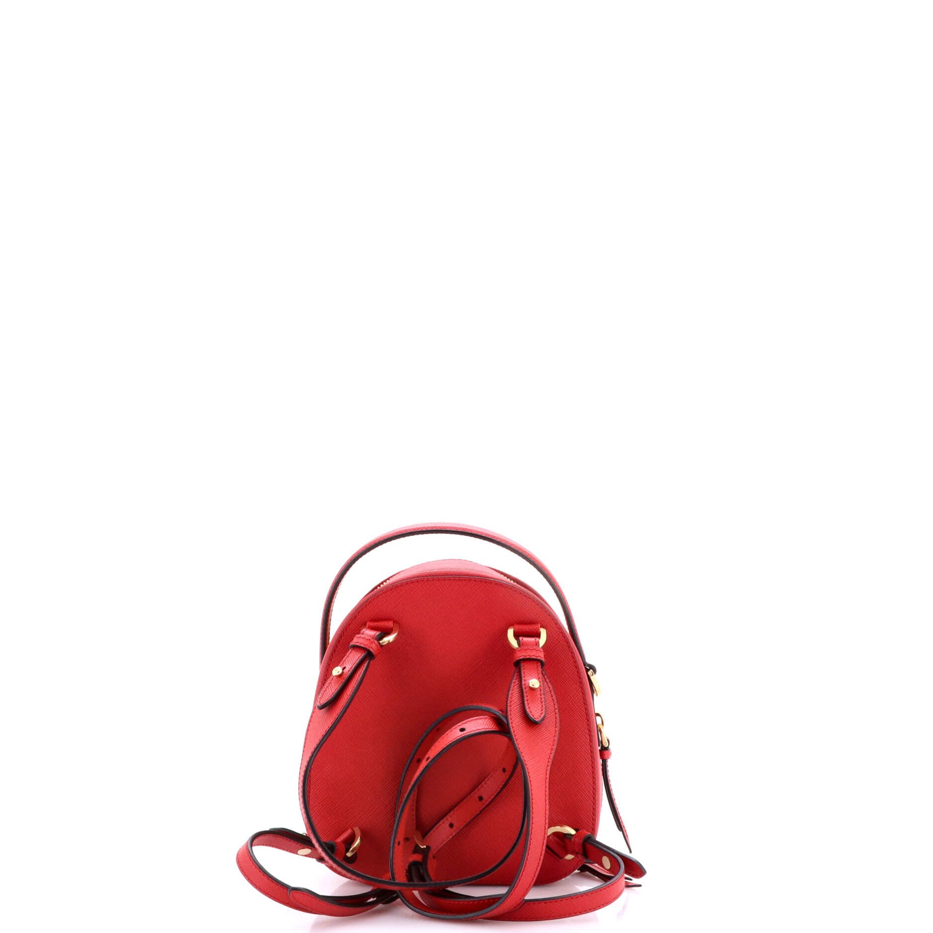 Prada Odette Zip Backpack Saffiano Leather Mini Size ONE SIZE - 2 Thumbnail