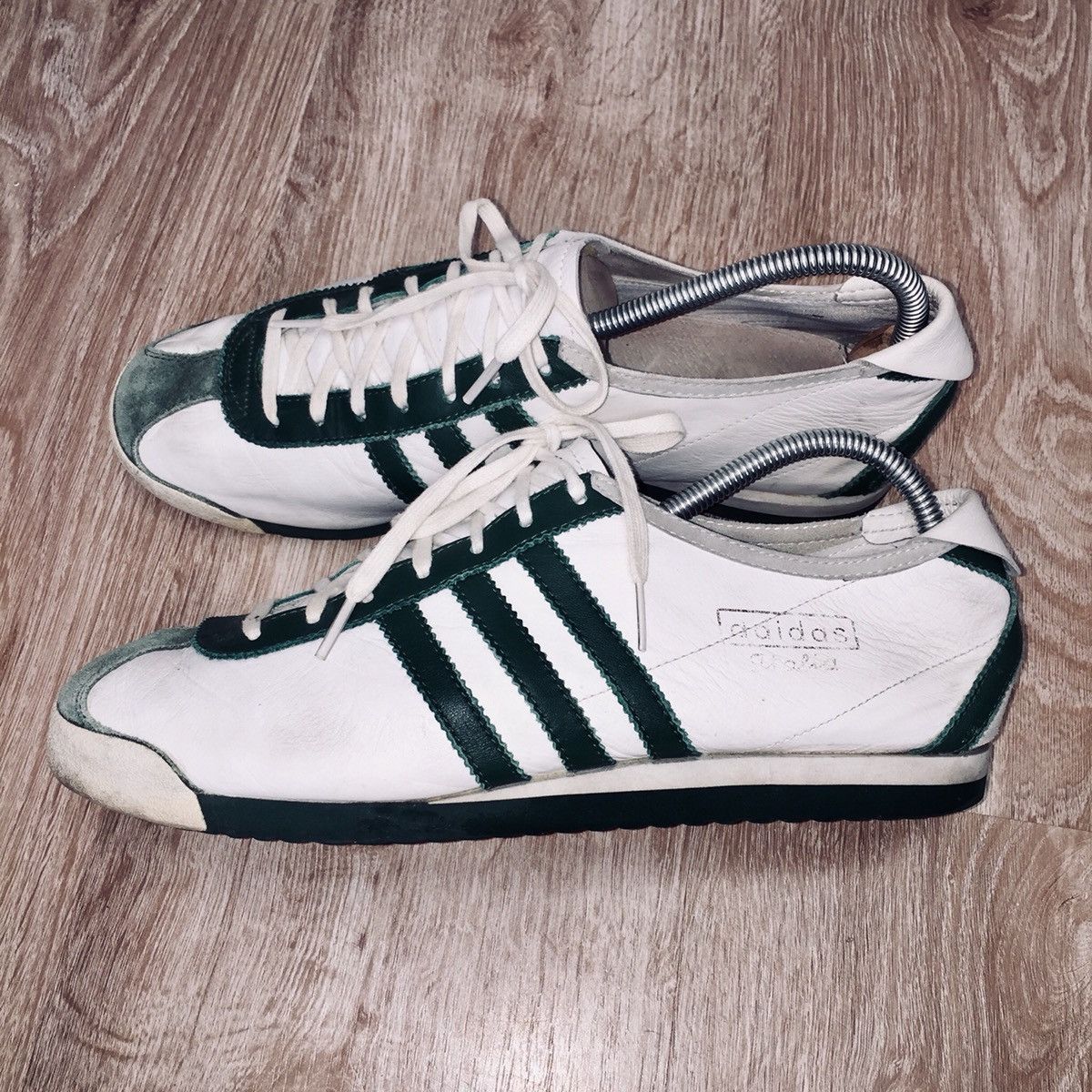adidas gazelle silver green womens Vintage Adidas Response Sneakers US 7.5  dla dushy