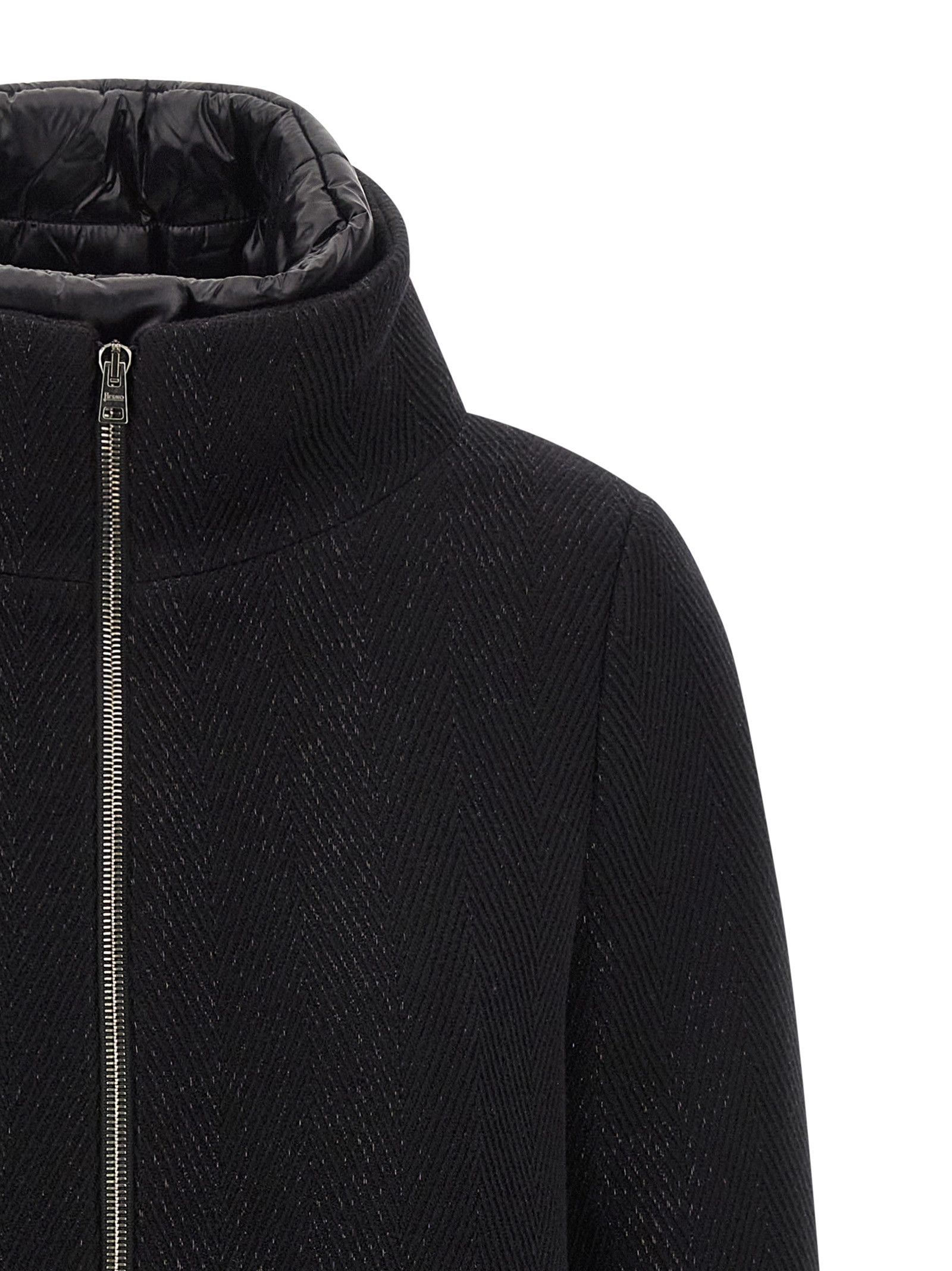 Herno Lamé thread and wool coat Size S / US 4 / IT 40 - 3 Thumbnail