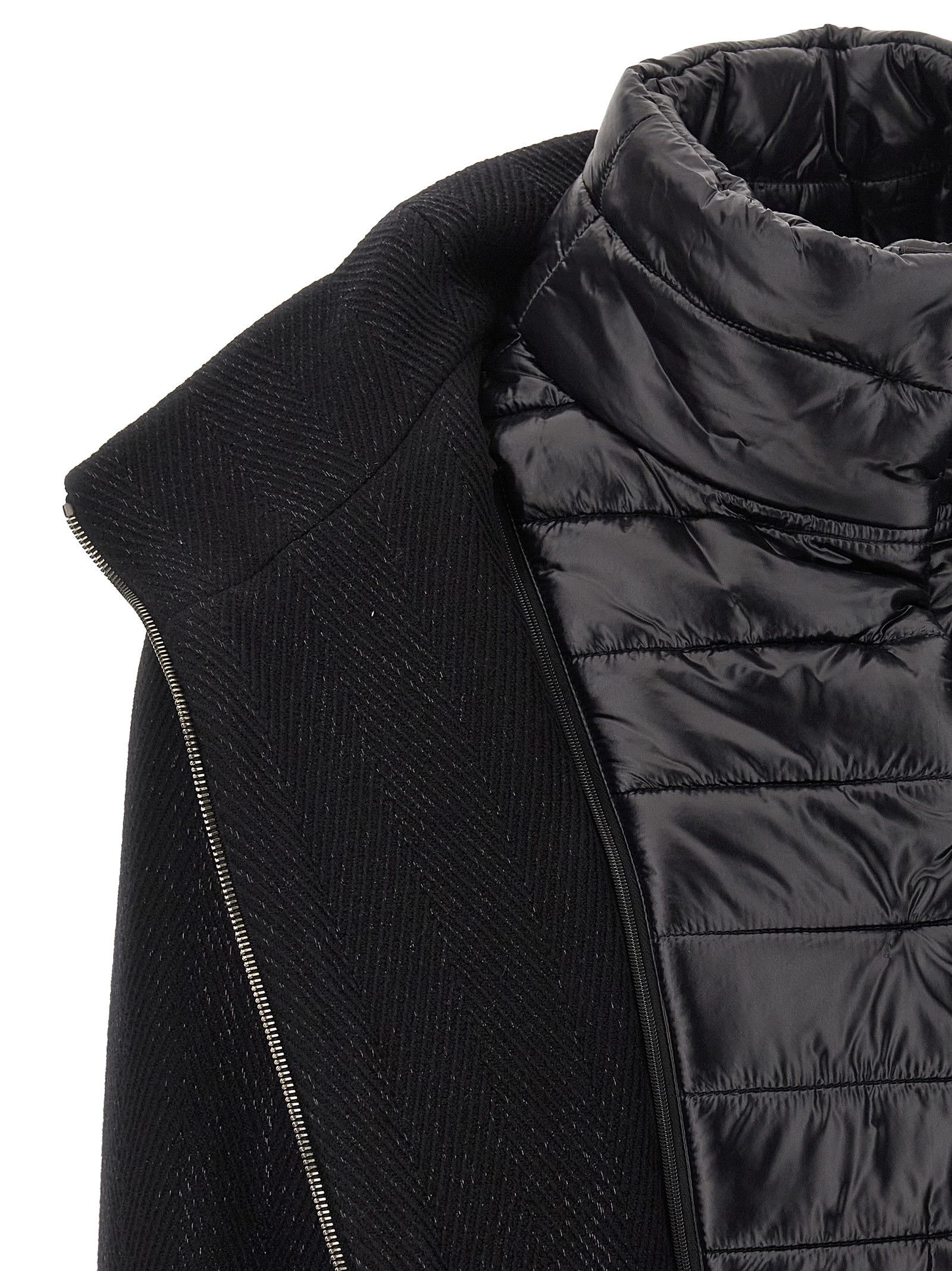 Herno Lamé thread and wool coat Size L / US 10 / IT 46 - 4 Thumbnail