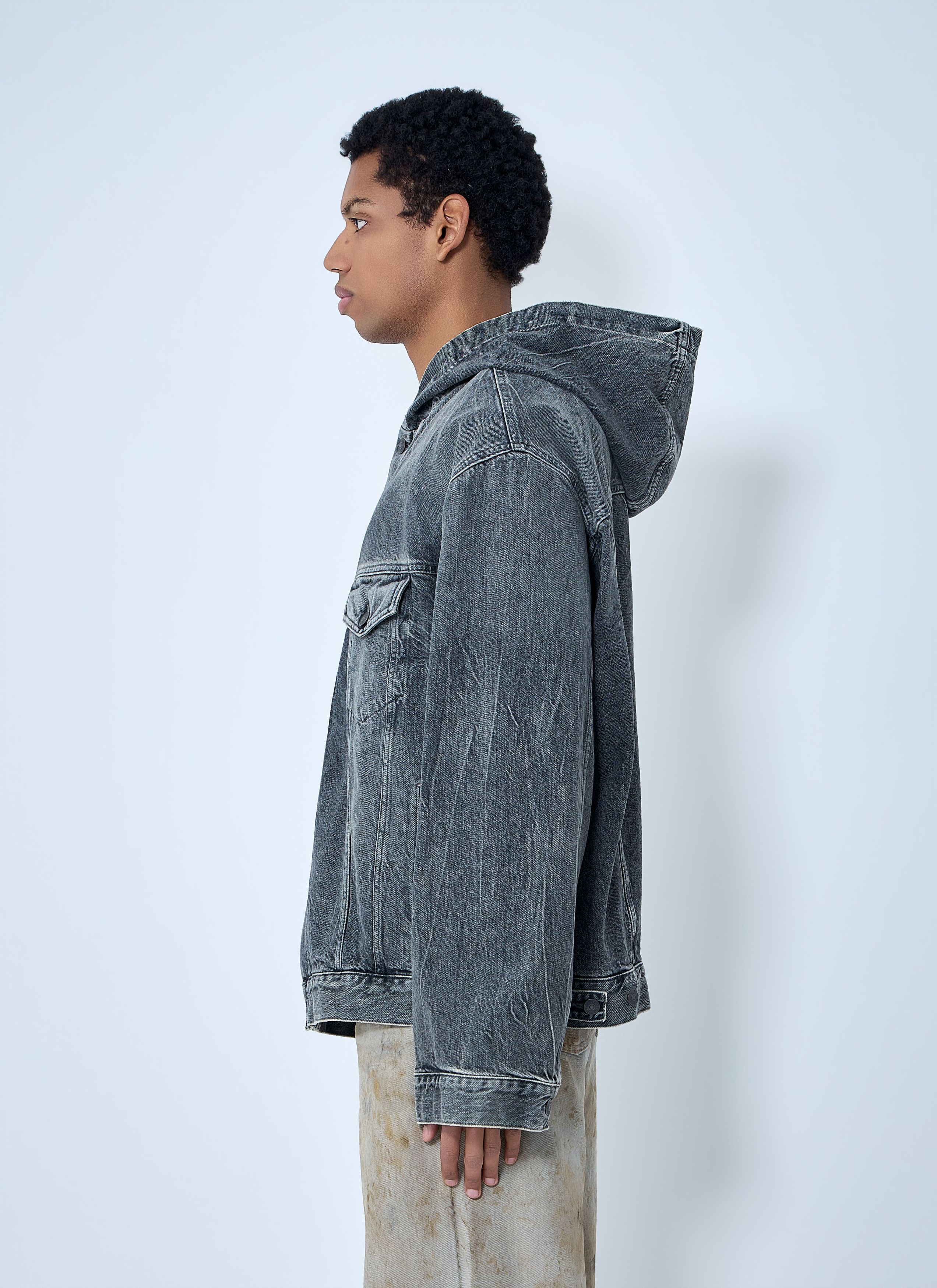 Acne Studios Hooded Denim Jacket Size US L / EU 52-54 / 3 - 3 Thumbnail
