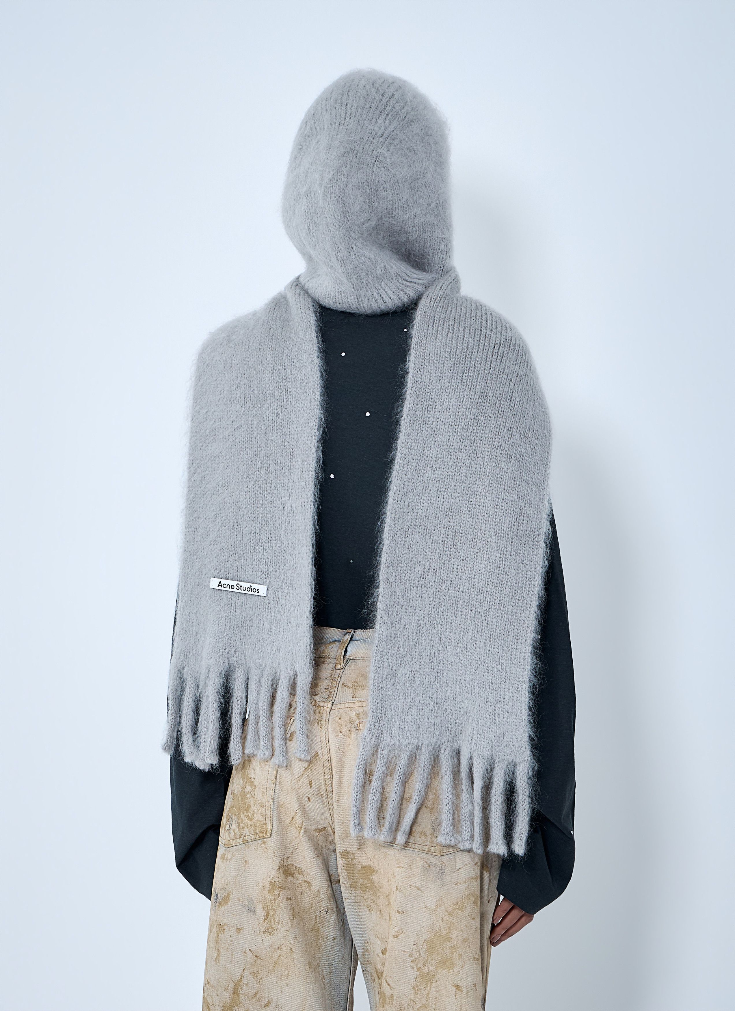 Acne Studios Fringed Wool Scarf Size ONE SIZE - 3 Thumbnail